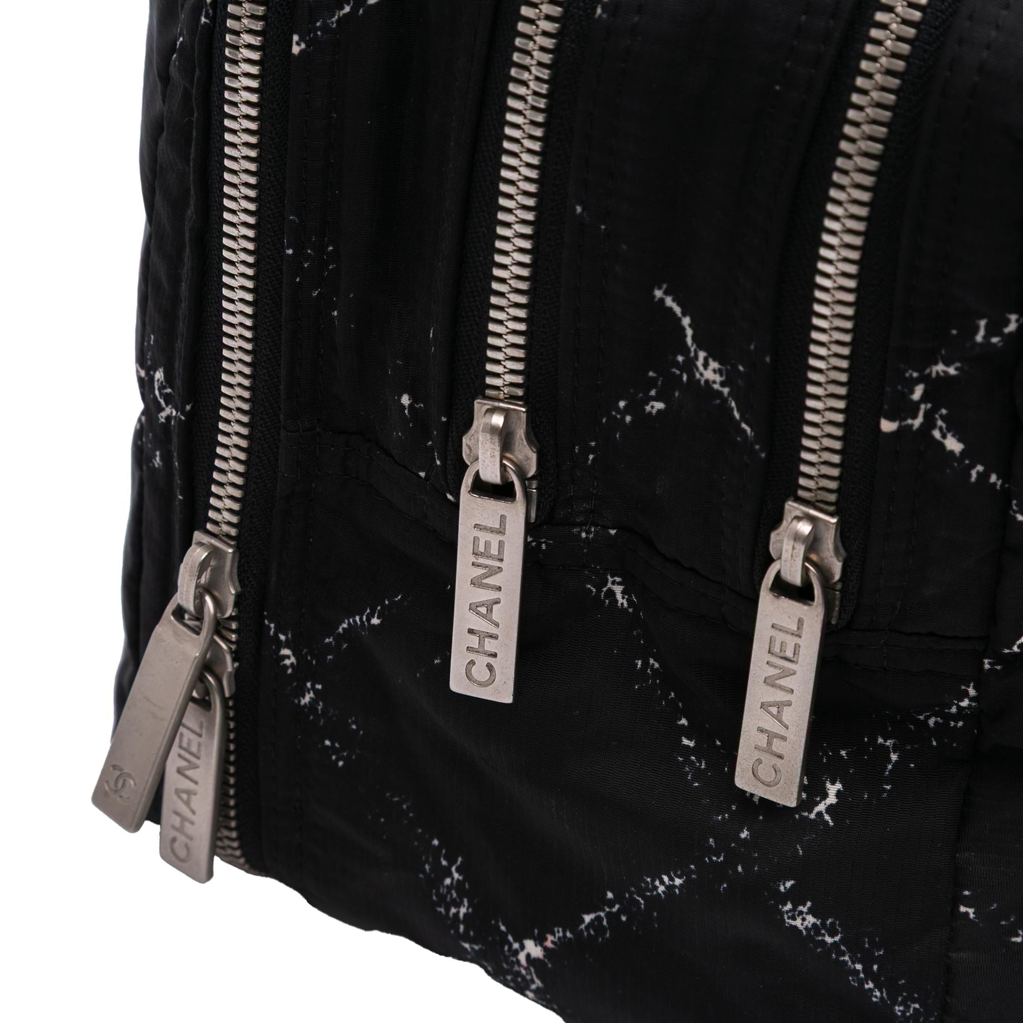 Chanel Old Travel Line Nylon Handbag