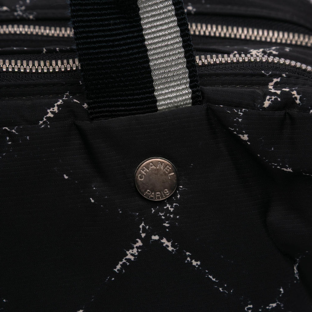Chanel Old Travel Line Nylon Handbag