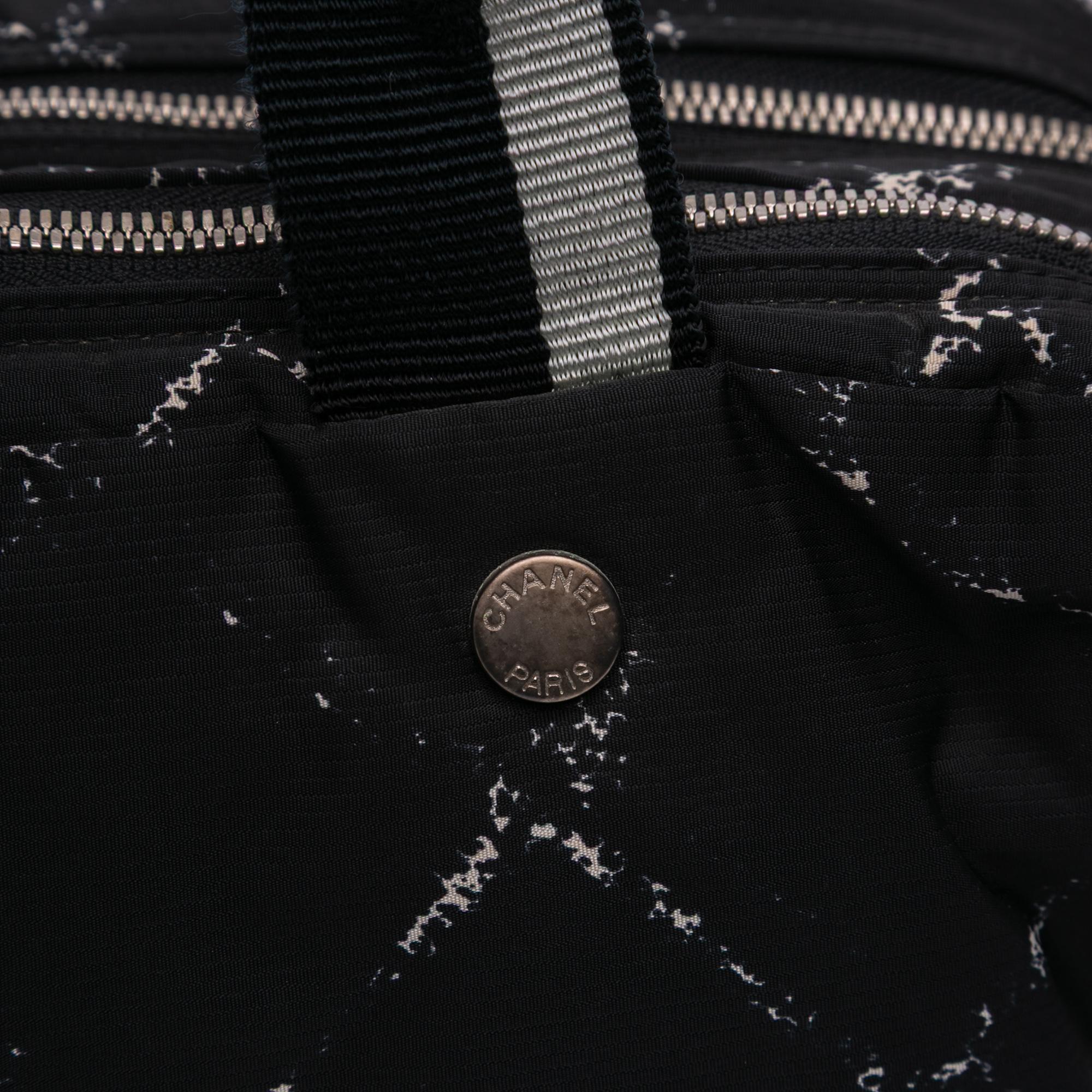 Chanel Old Travel Line Nylon Handbag