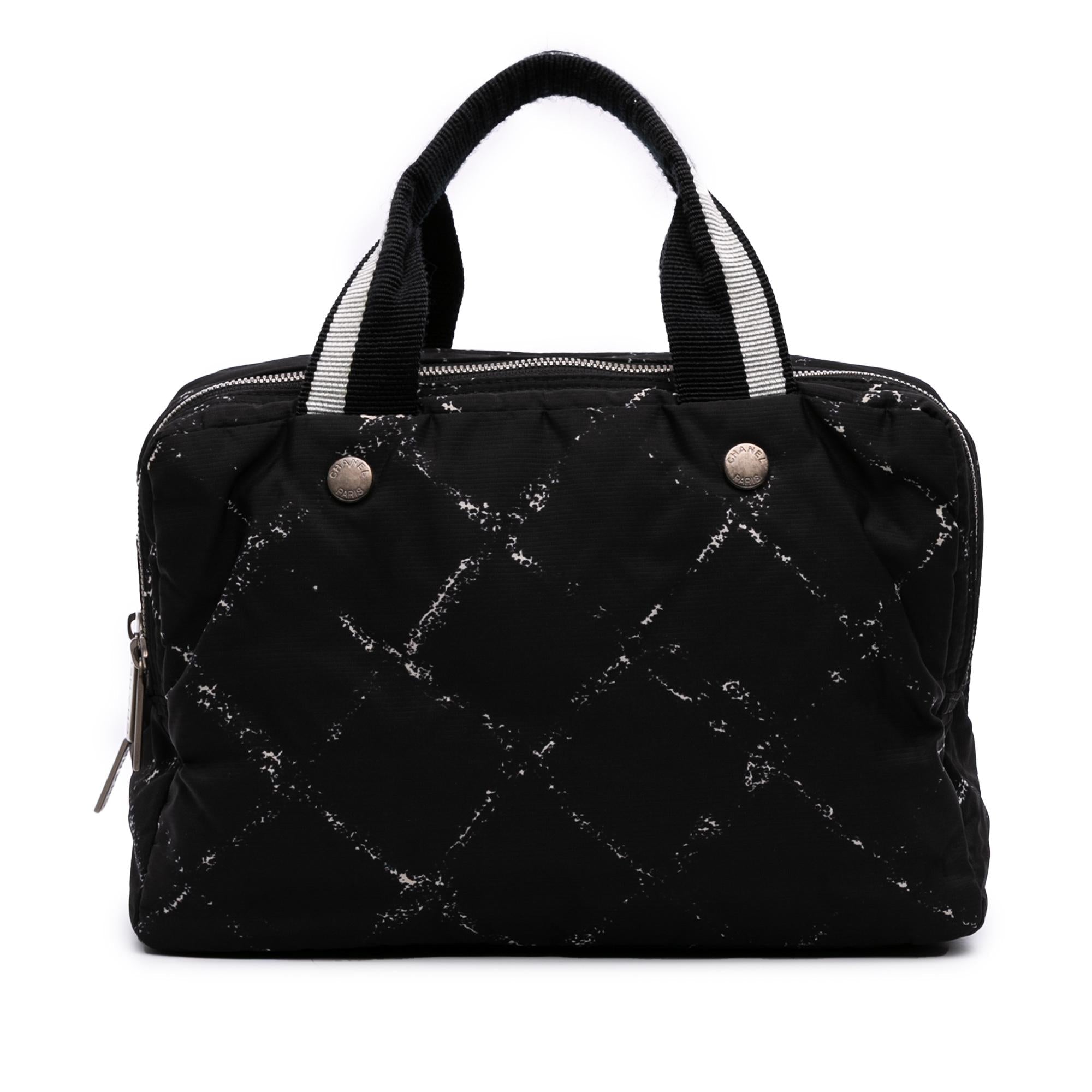 Chanel Old Travel Line Nylon Handbag