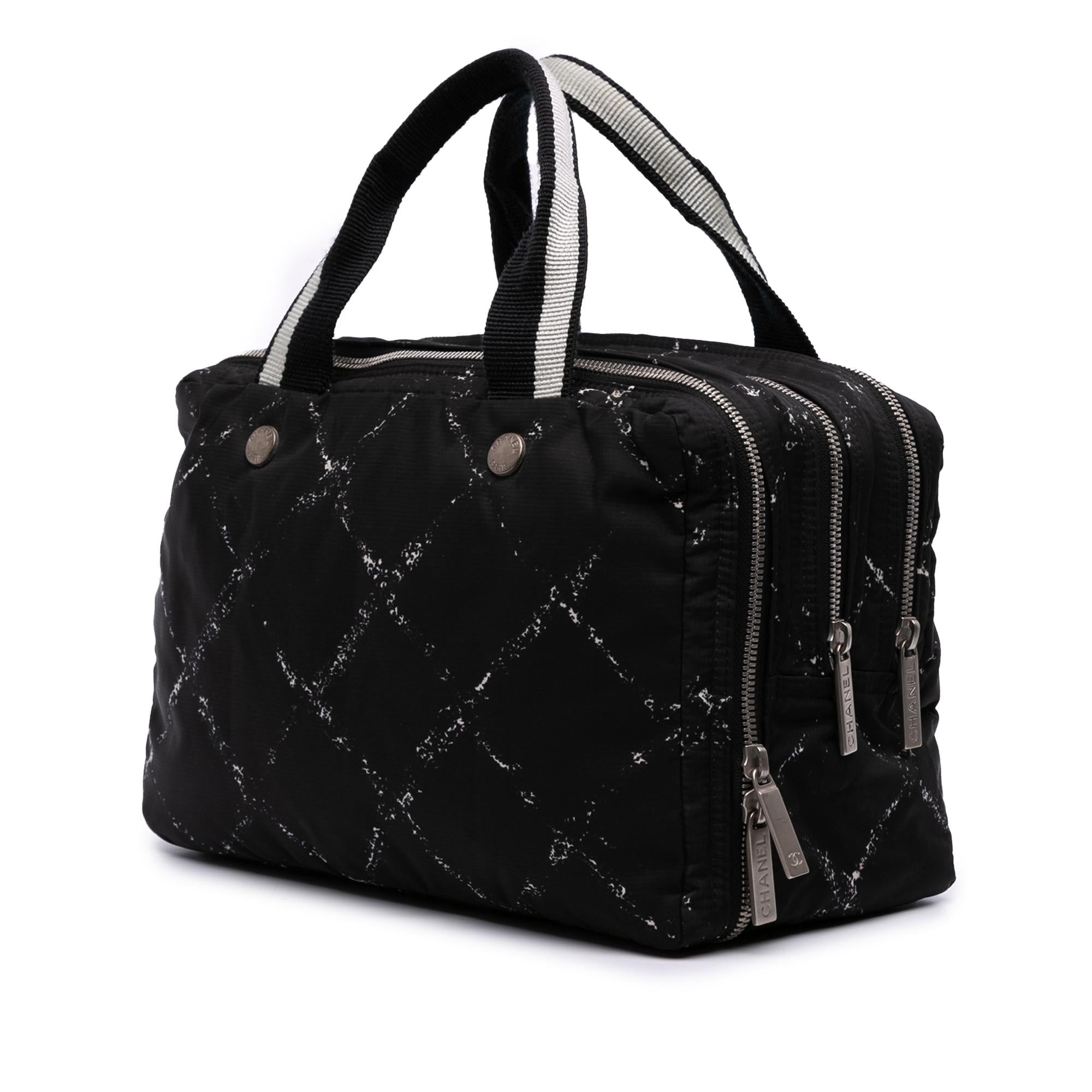 Chanel Old Travel Line Nylon Handbag