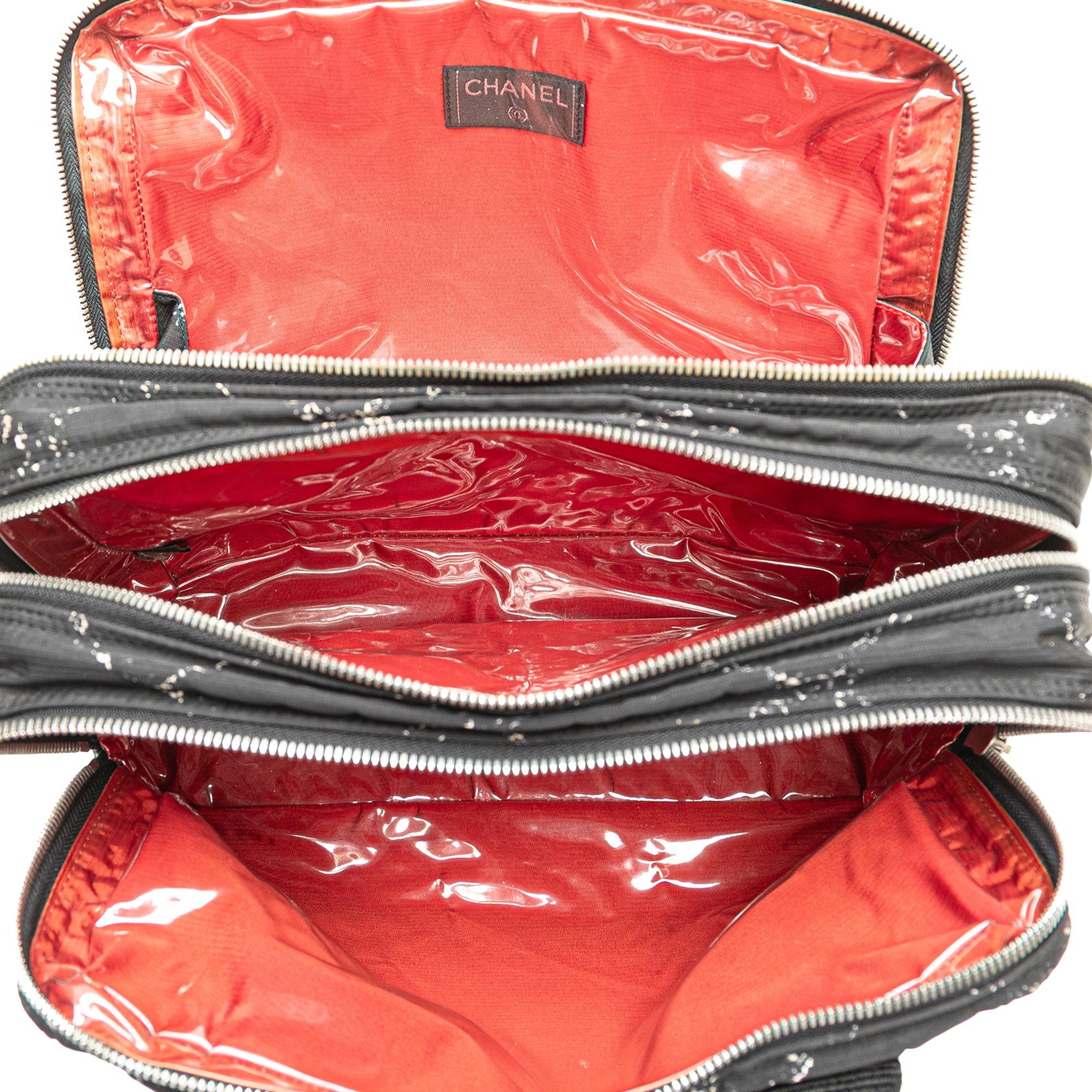 Chanel Old Travel Line Nylon Handbag
