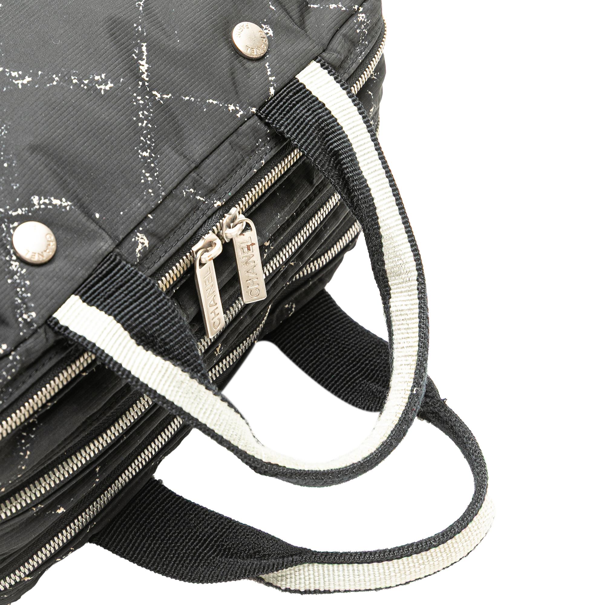 Chanel Old Travel Line Nylon Handbag