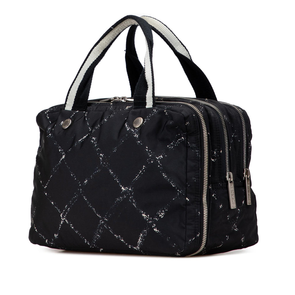 Chanel Old Travel Line Nylon Handbag