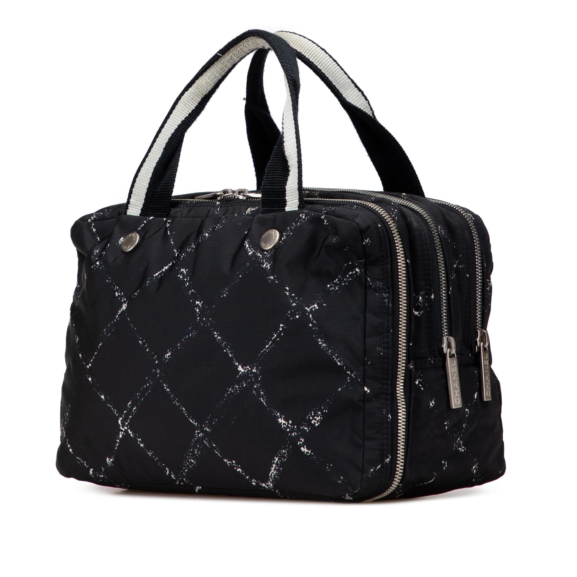 Chanel Old Travel Line Nylon Handbag