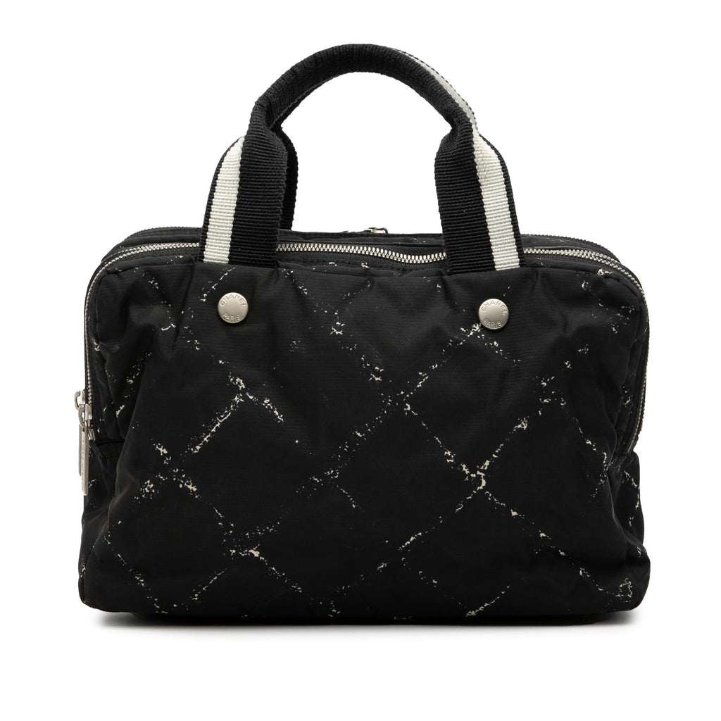 Chanel Old Travel Line Nylon Handbag