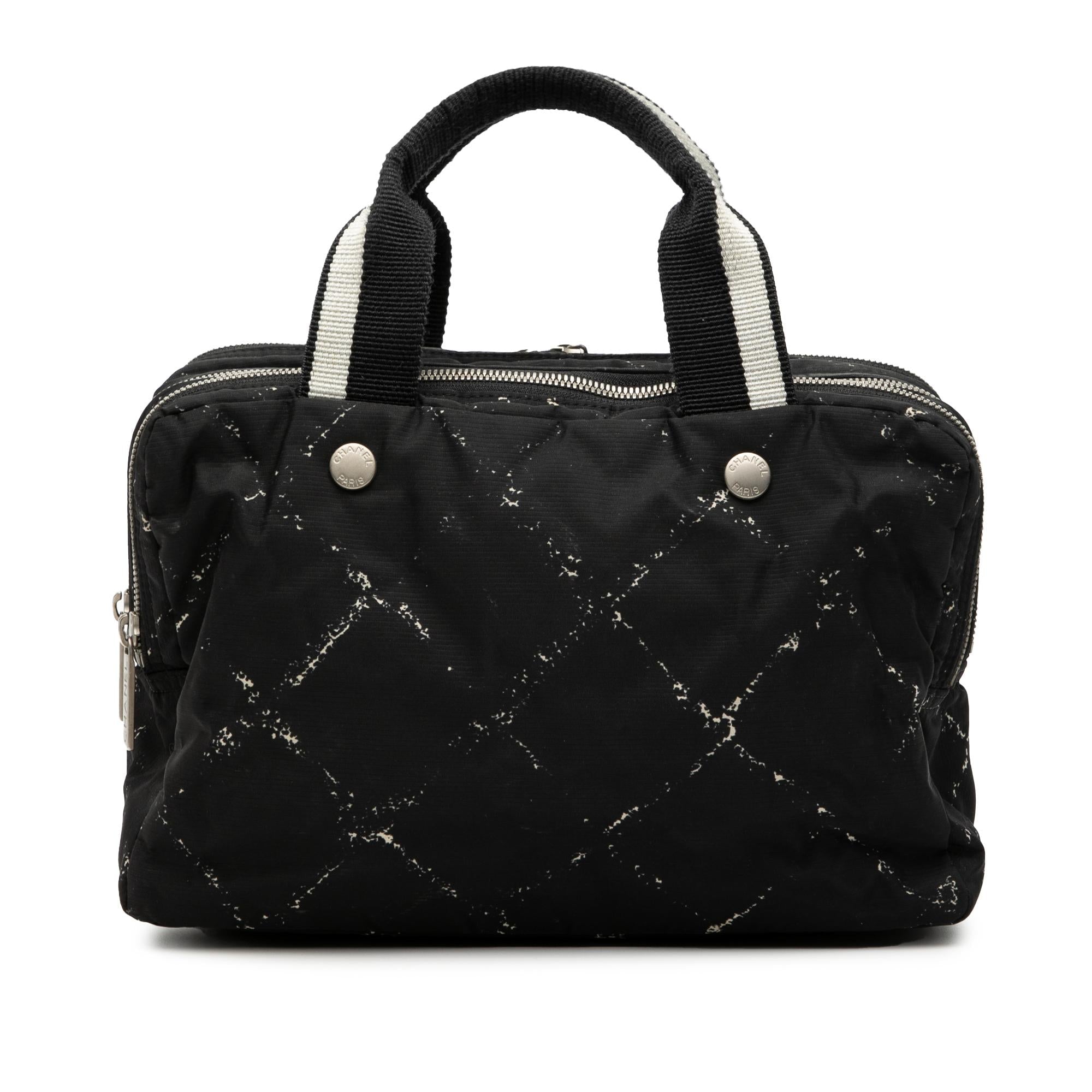 Chanel Old Travel Line Nylon Handbag
