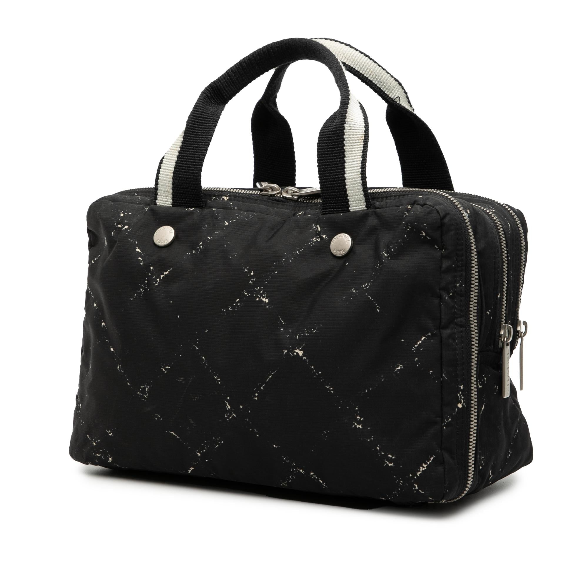 Chanel Old Travel Line Nylon Handbag