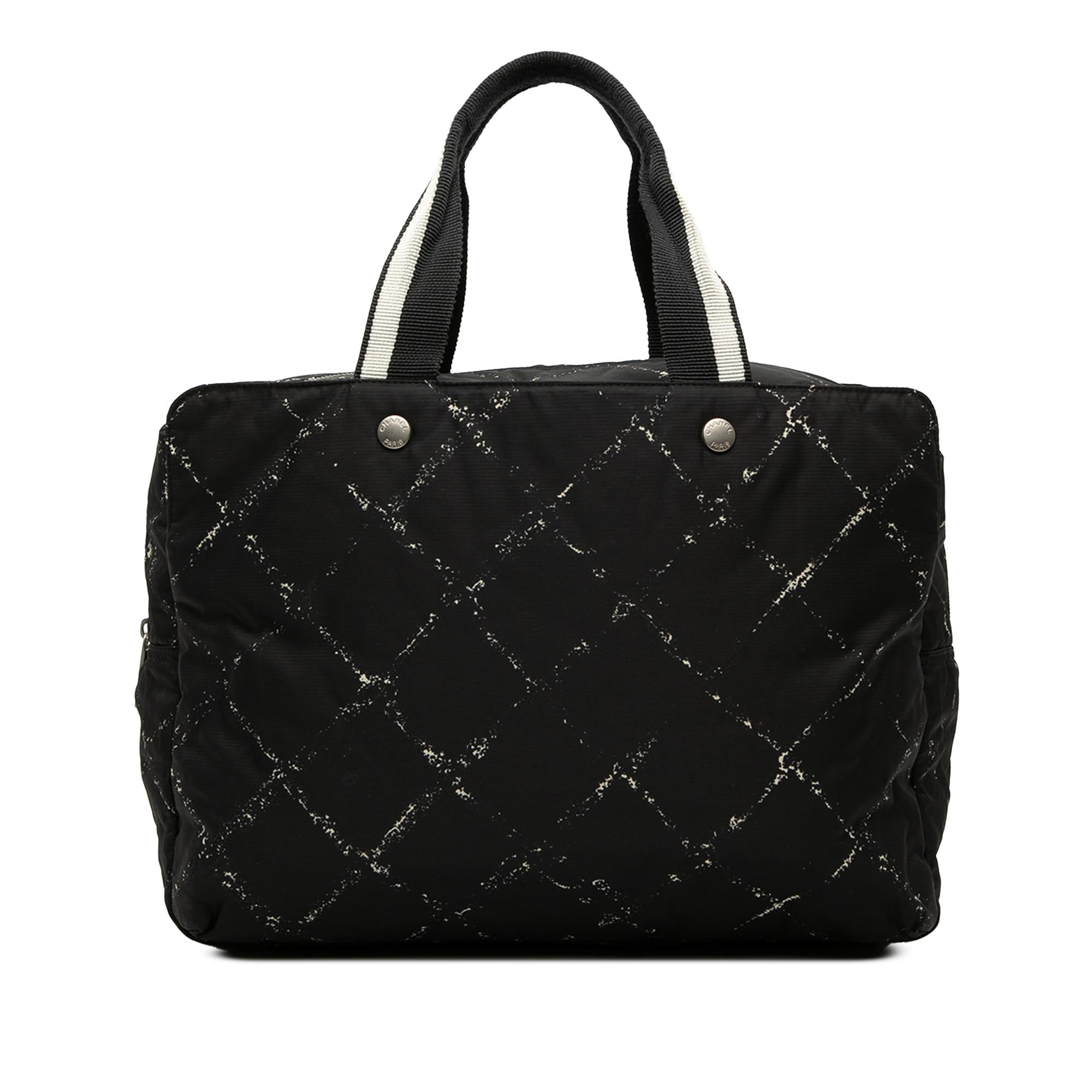 Chanel Old Travel Line Nylon Handbag