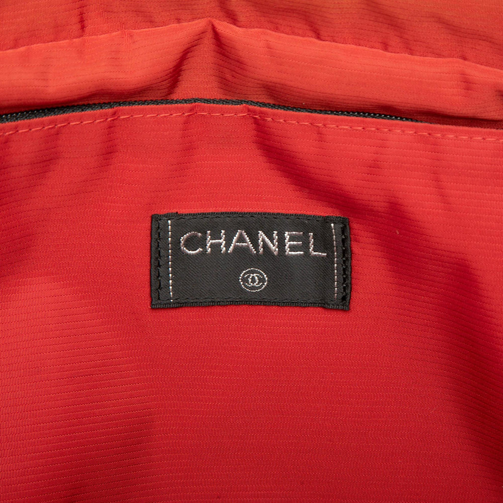 Chanel Old Travel Line Nylon Handbag