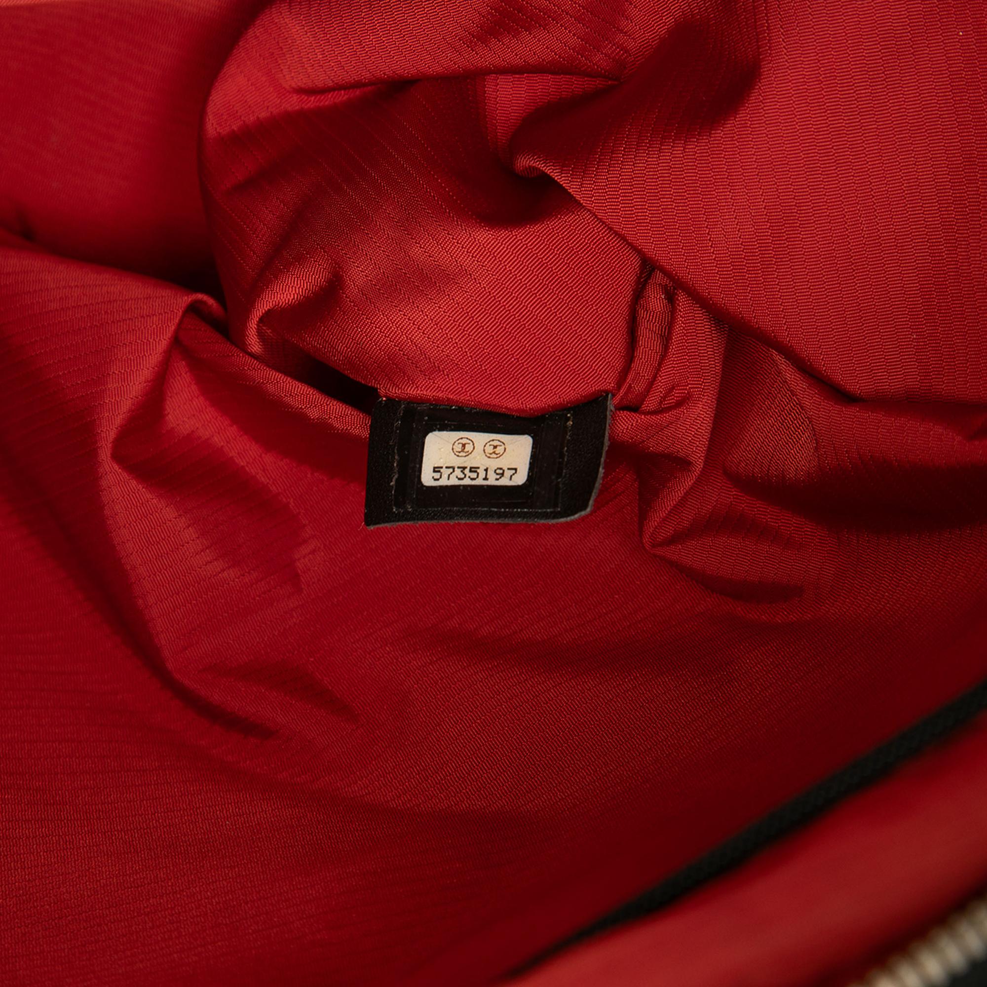 Chanel Old Travel Line Nylon Handbag