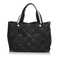 Chanel Old Travel Line Nylon Tote Bag (SHG-25580)