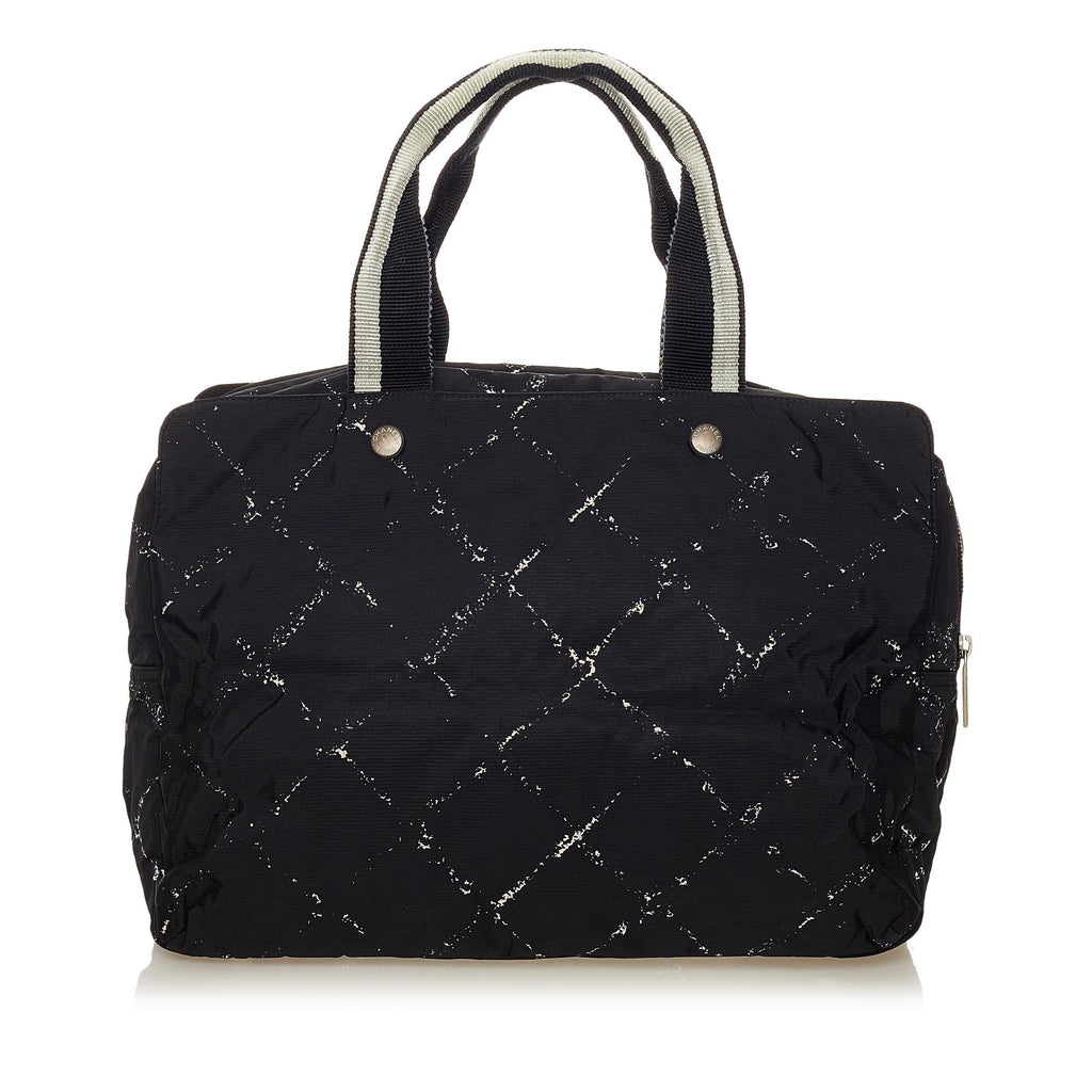 Chanel Old Travel Line Nylon Tote Bag (SHG-27898)