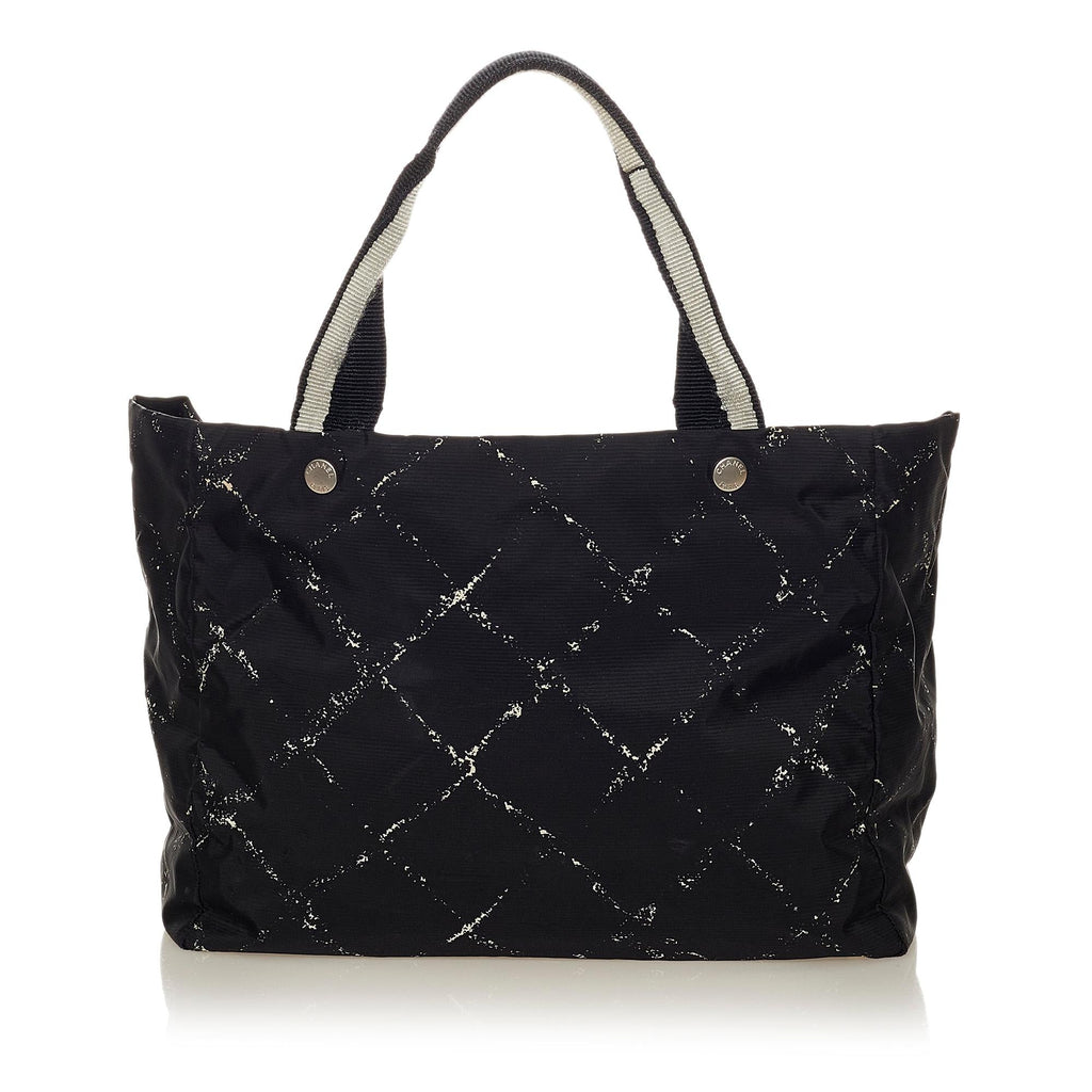 Chanel Old Travel Line Nylon Tote Bag (SHG-27920)