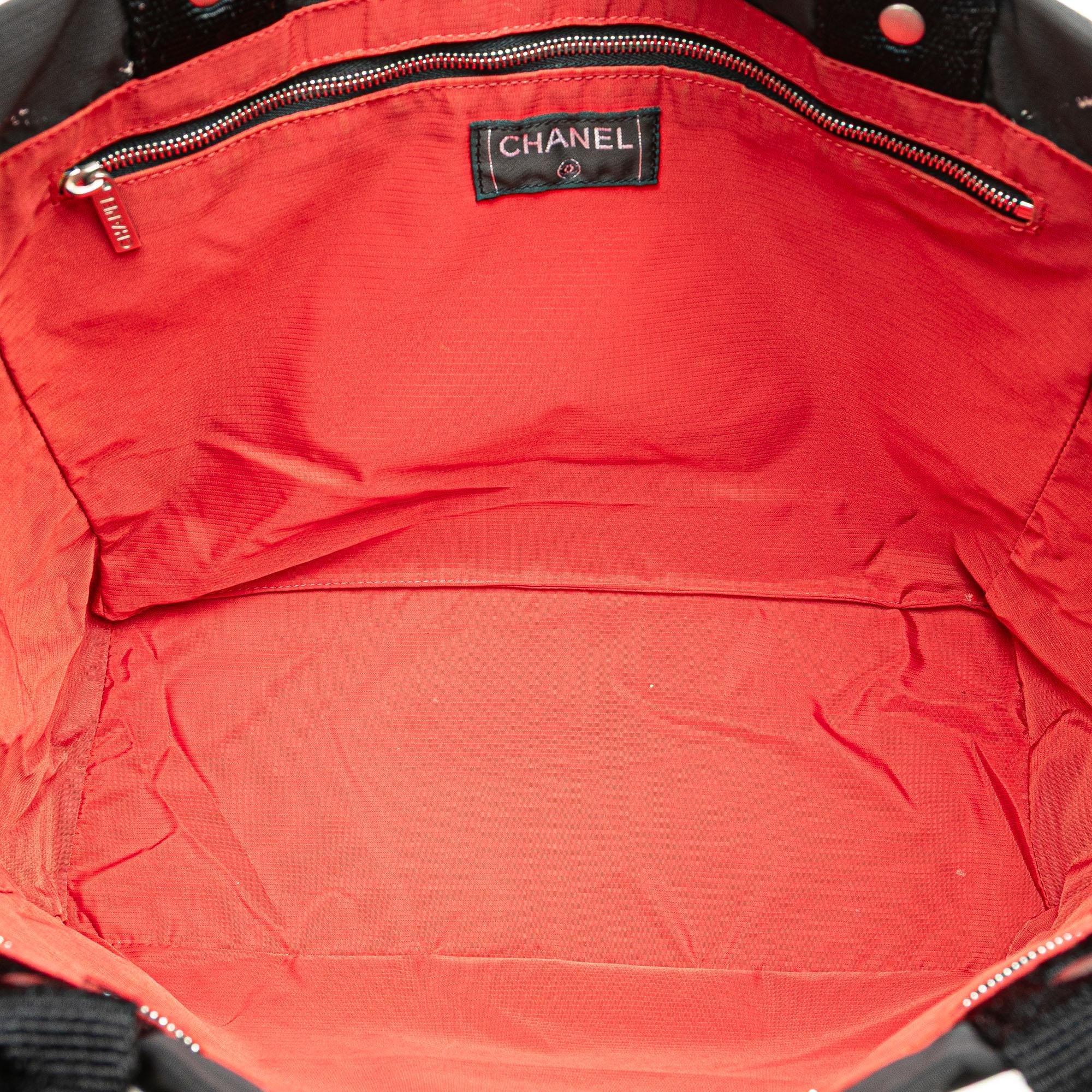 Chanel Old Travel Line Nylon Tote