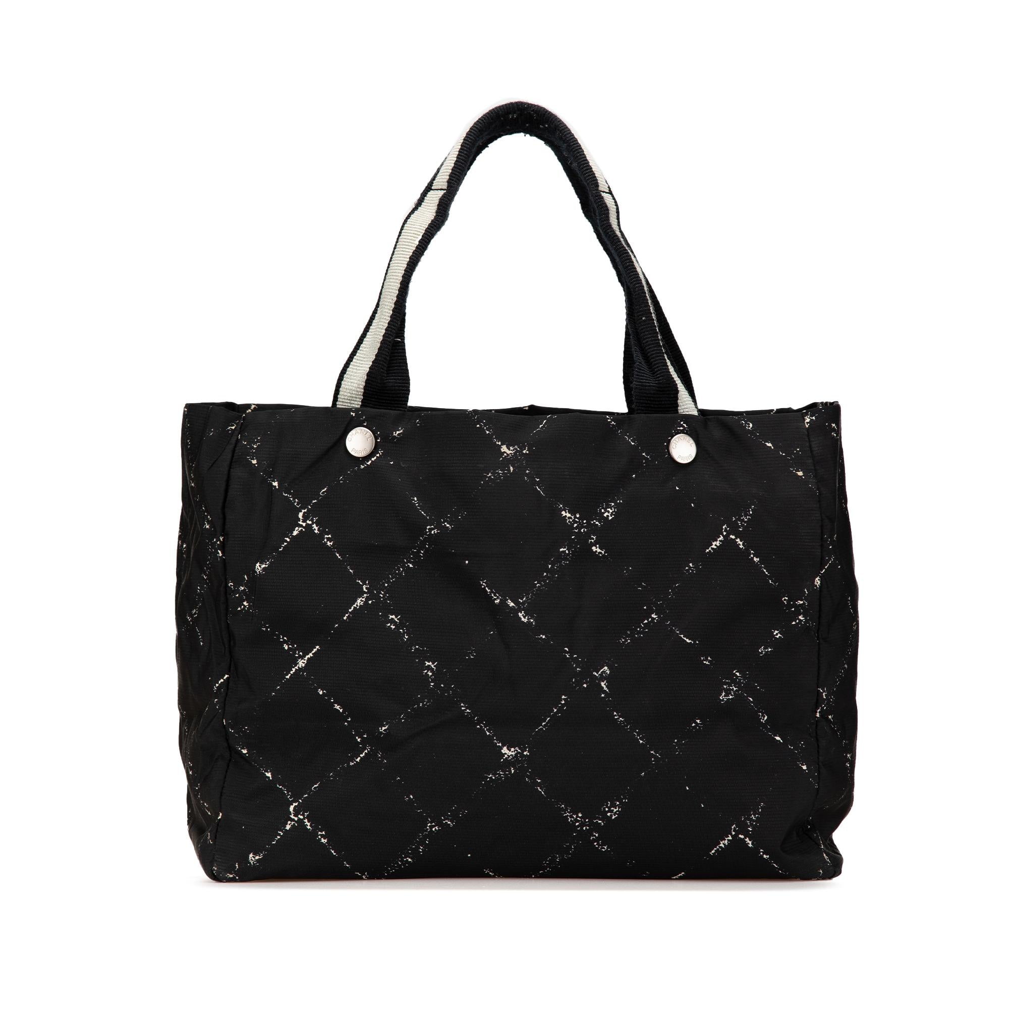 Chanel Old Travel Line Nylon Tote
