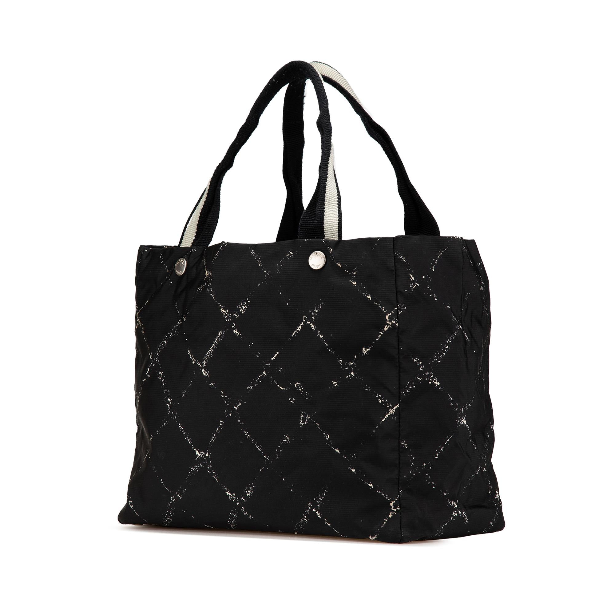 Chanel Old Travel Line Nylon Tote