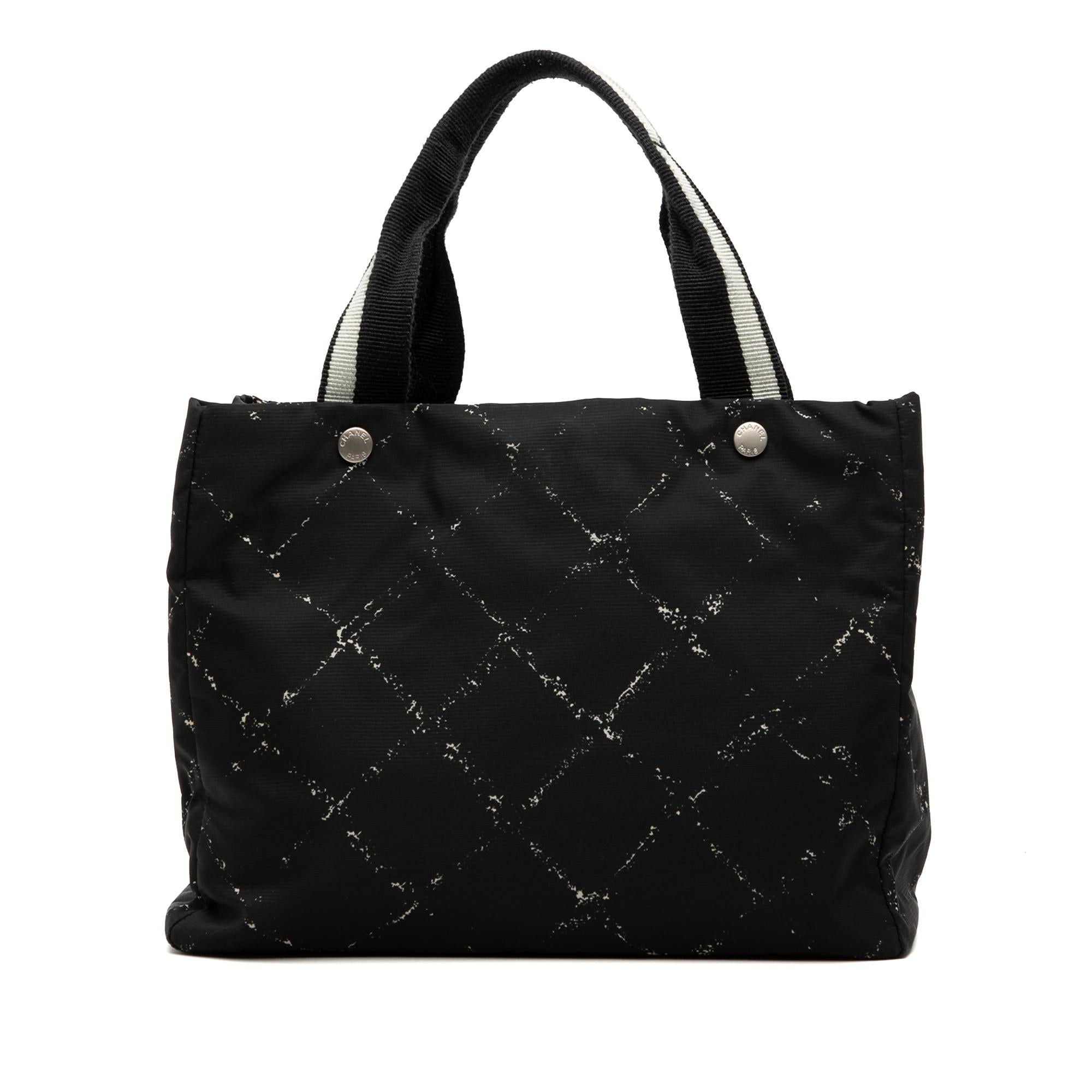 Chanel Old Travel Line Nylon Tote
