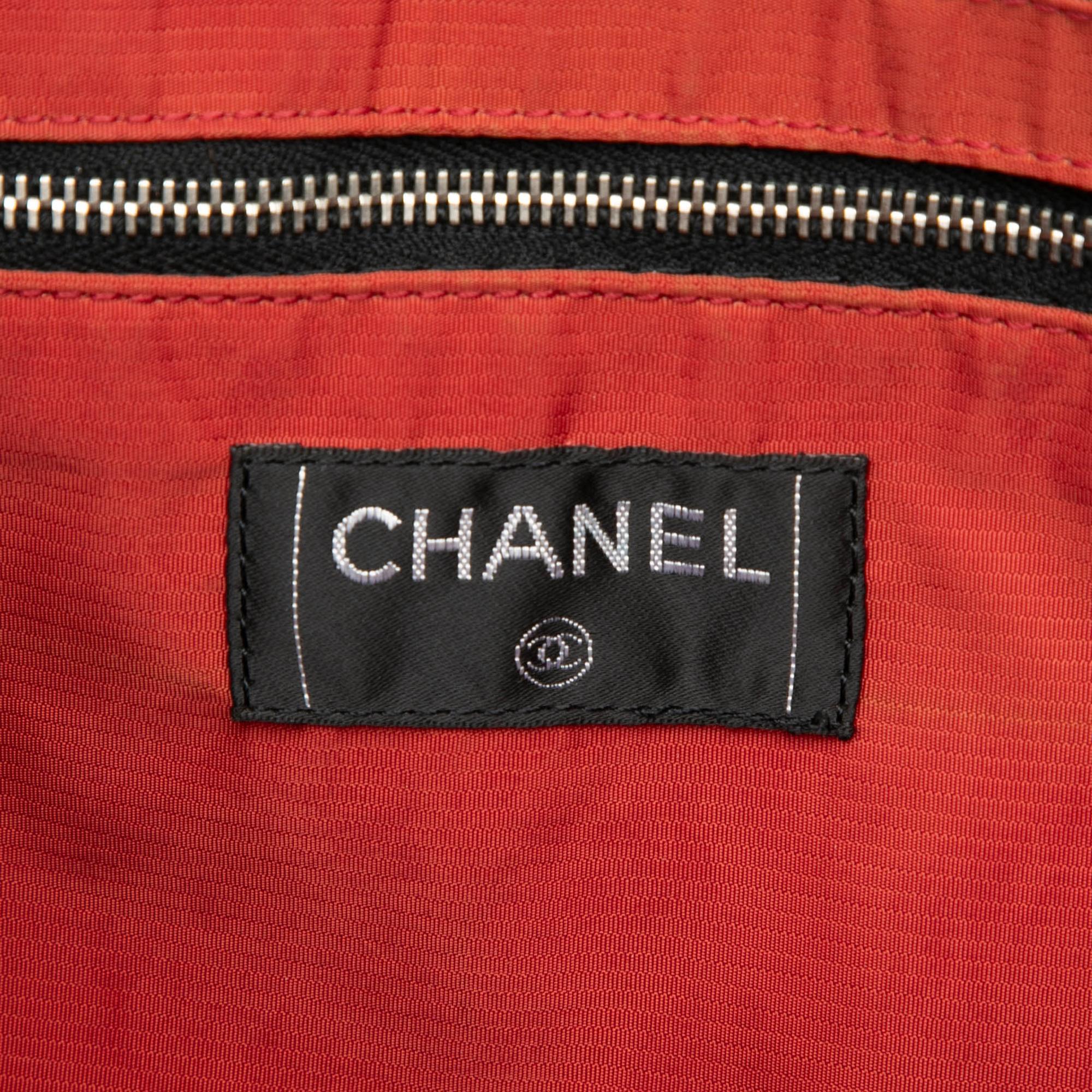 Chanel Old Travel Line Nylon Tote