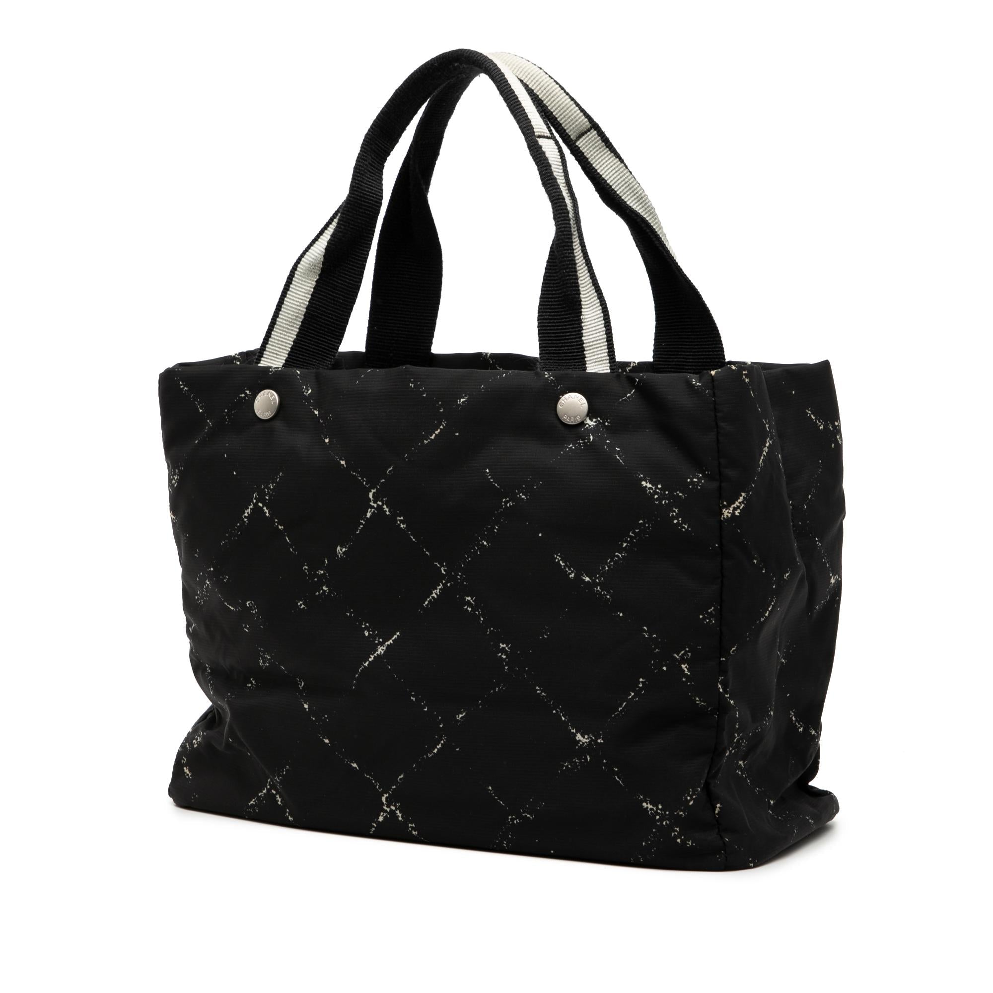 Chanel Old Travel Line Nylon Tote