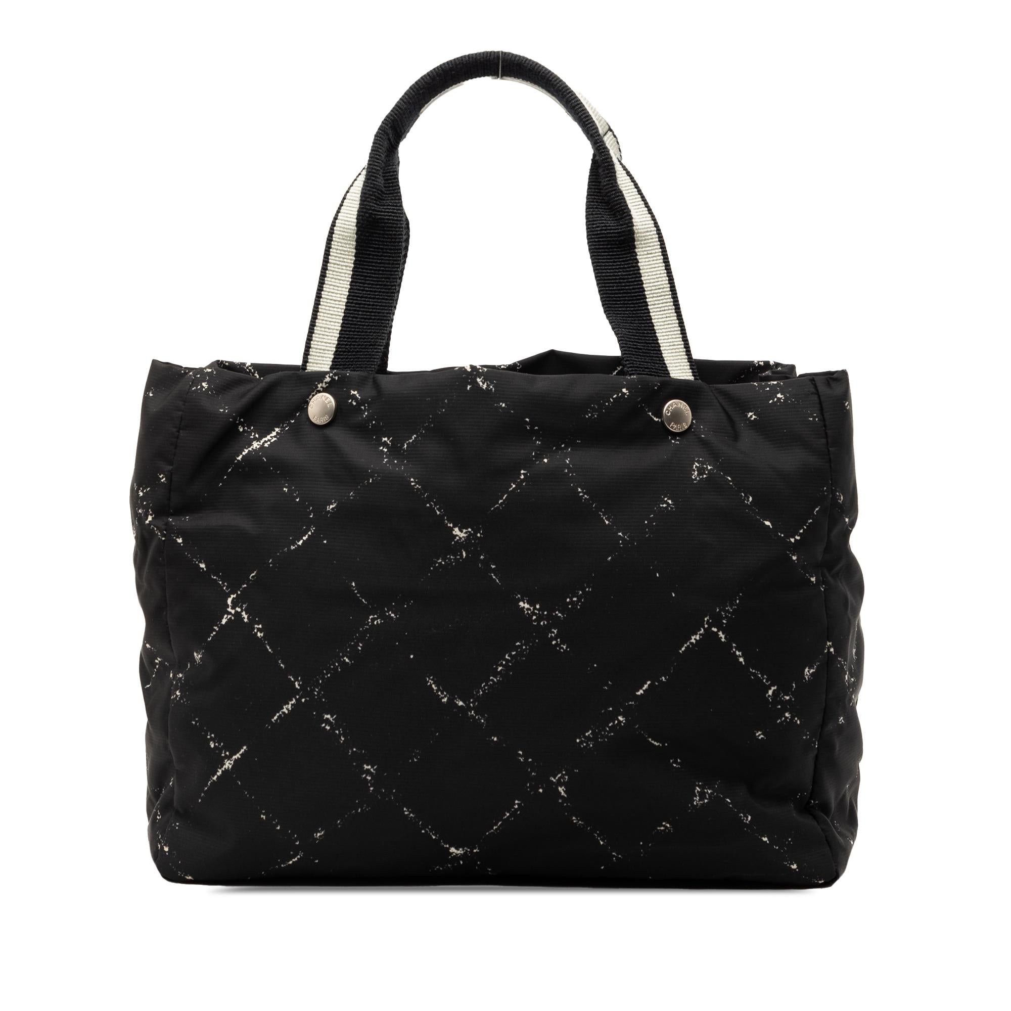 Chanel Old Travel Line Nylon Tote