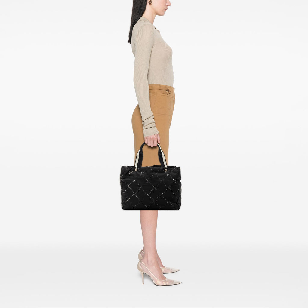 Chanel Old Travel Line Nylon Tote