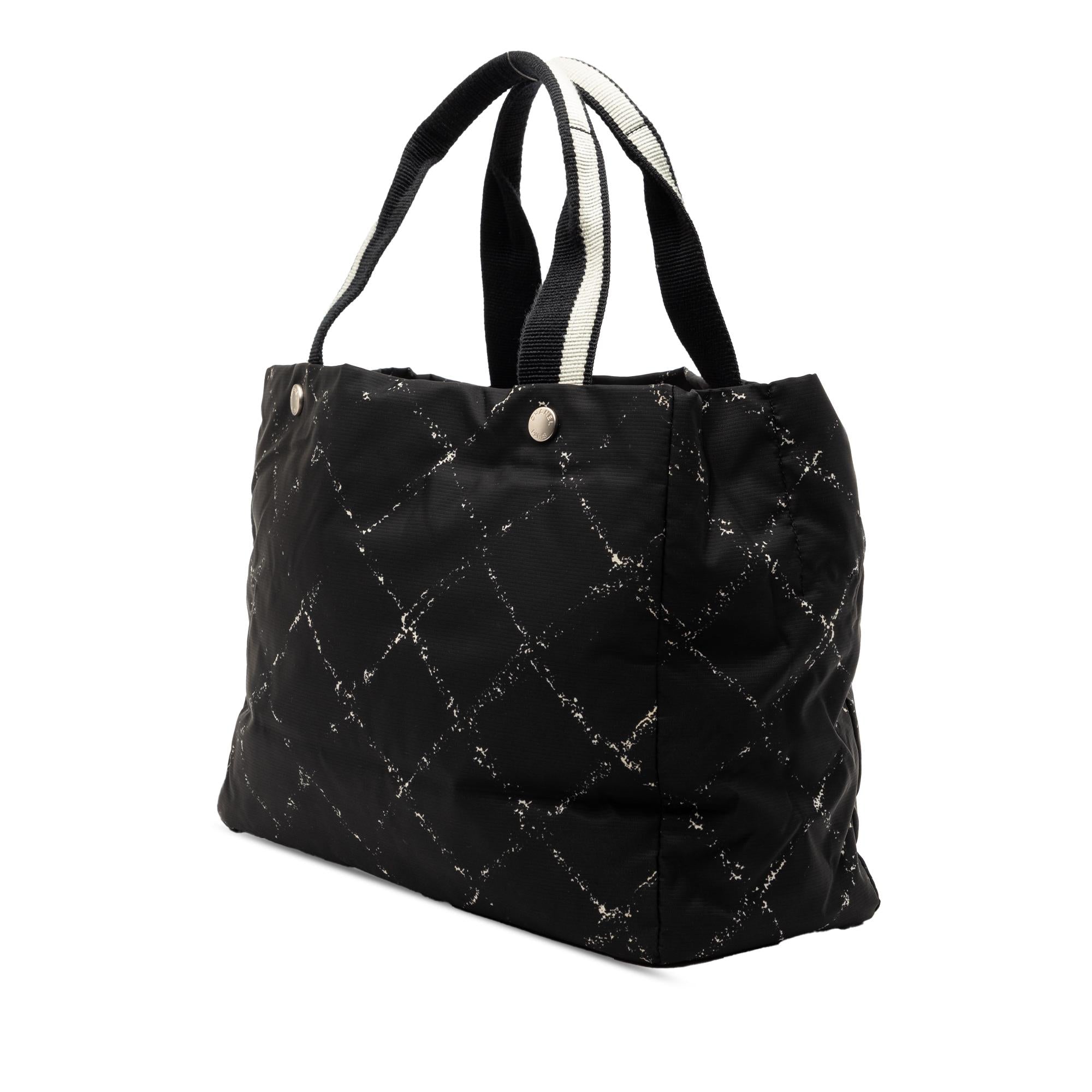 Chanel Old Travel Line Nylon Tote