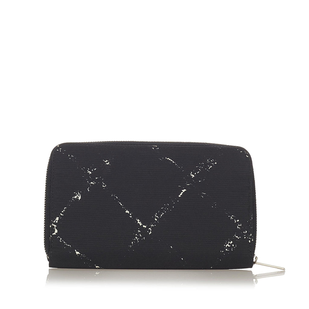 Chanel Old Travel Line Zip Around Wallet (SHG-23762)