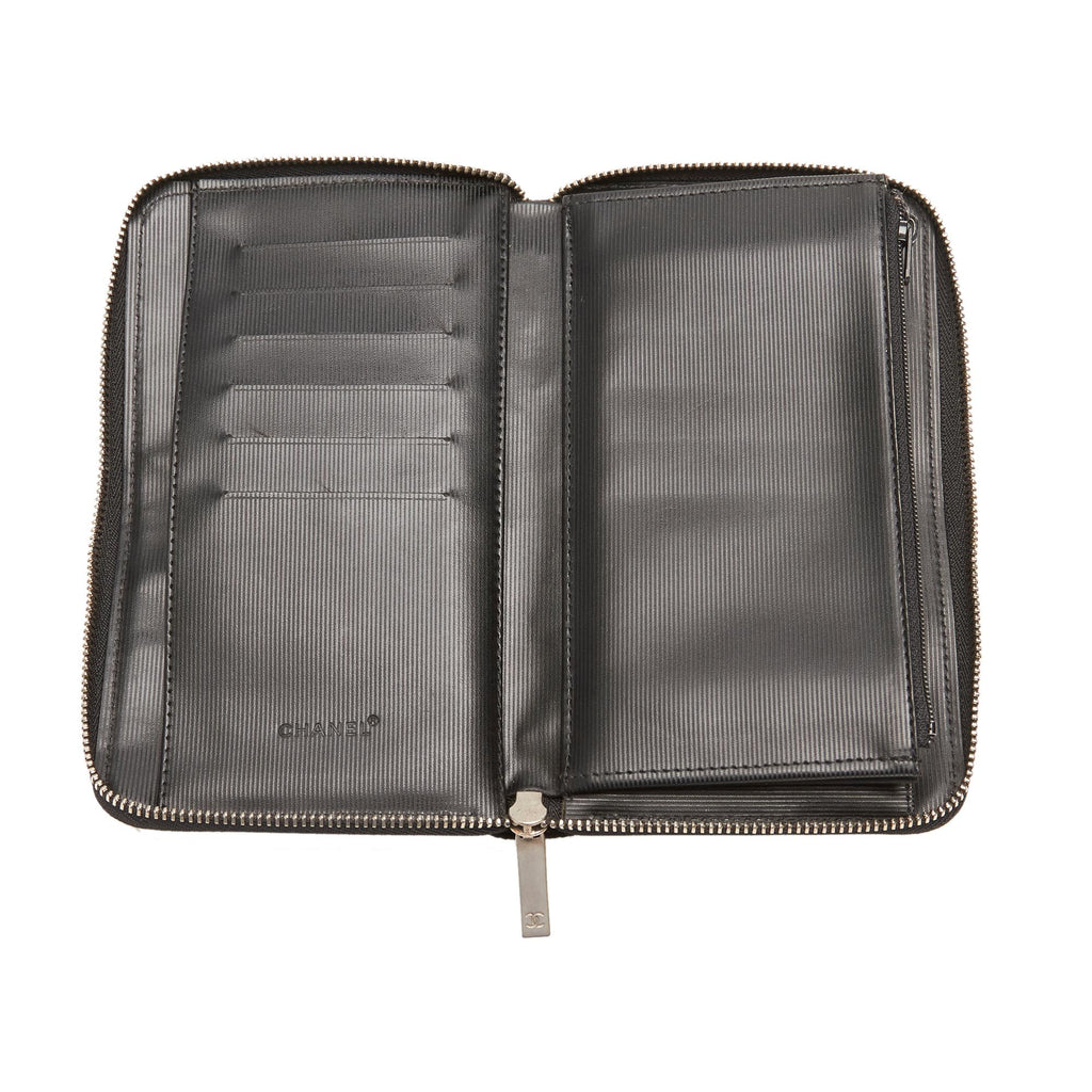 Chanel Old Travel Line Zip Around Wallet (SHG-23762)