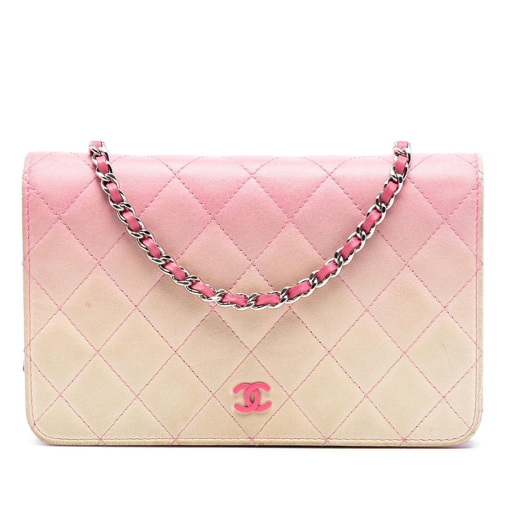 Chanel Ombre Lambskin Degrade Wallet On Chain