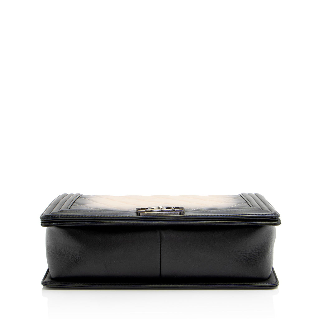 Chanel Ombre Lambskin New Medium Boy Bag