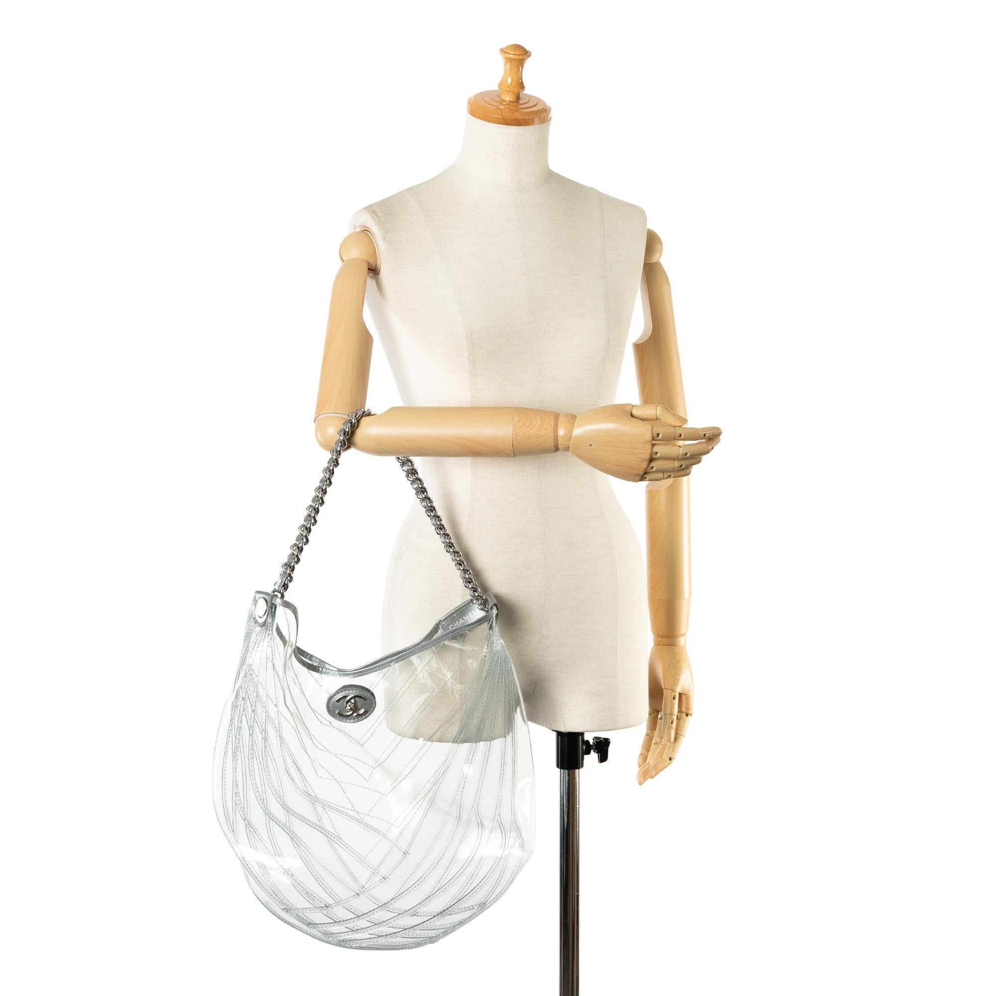 Chanel PVC Droplet Hobo (SHG-CPgCFr)