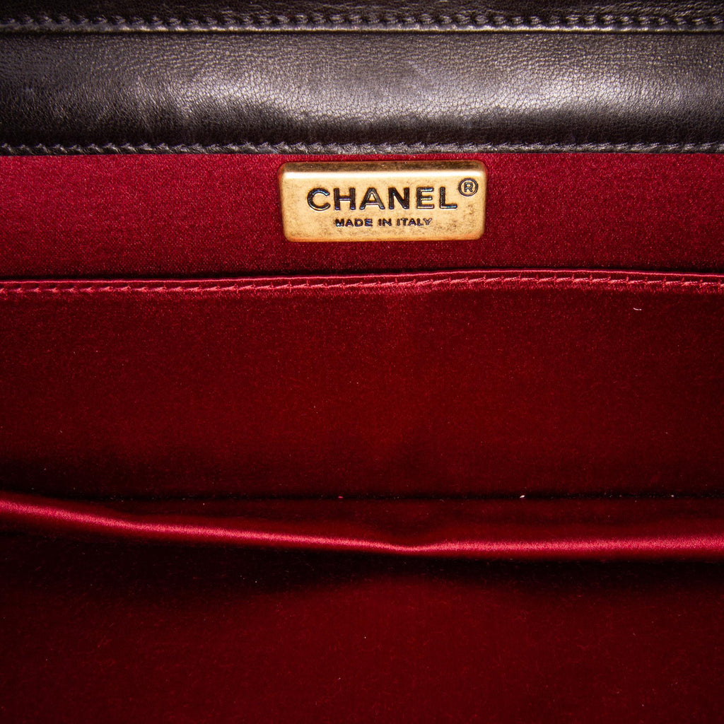 Chanel Paris Byzance Lambskin Jeweled Evening Clutch with Chain