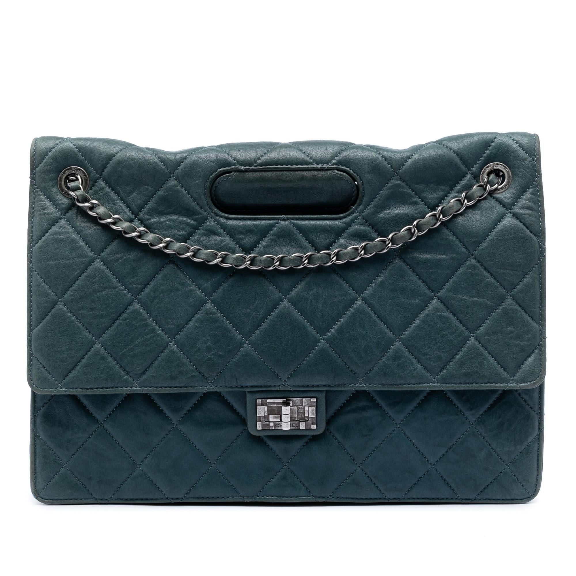 Chanel Paris Byzance Maxi Washed Lambskin Take Away Flap