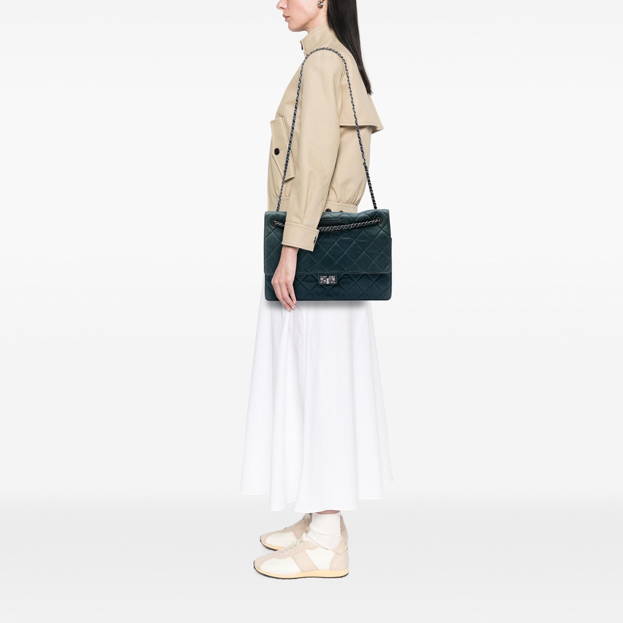Chanel Paris Byzance Maxi Washed Lambskin Take Away Flap