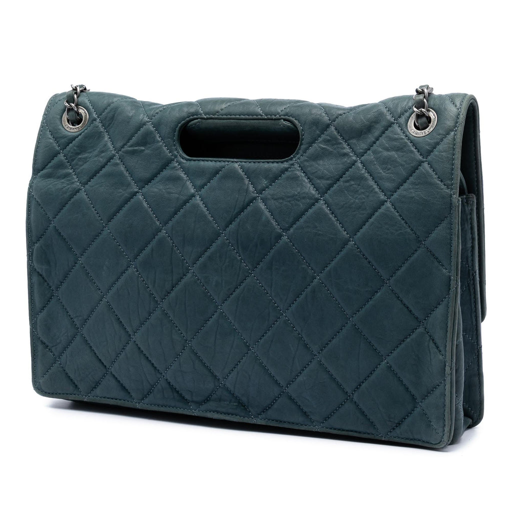 Chanel Paris Byzance Maxi Washed Lambskin Take Away Flap