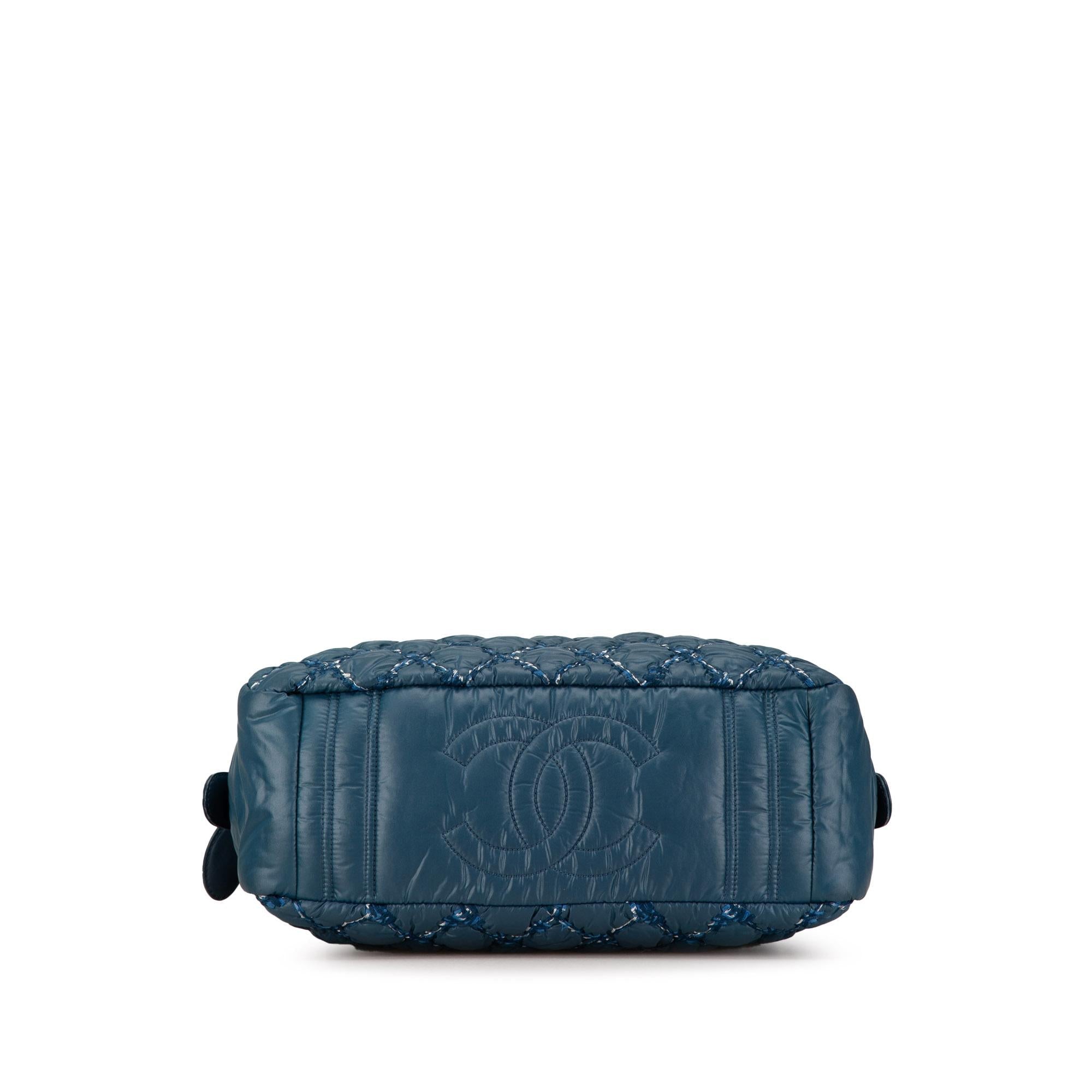 Chanel Paris-Byzance Nylon Tweed On Stitch Shoulder Bag (SHG-O1wG5G)