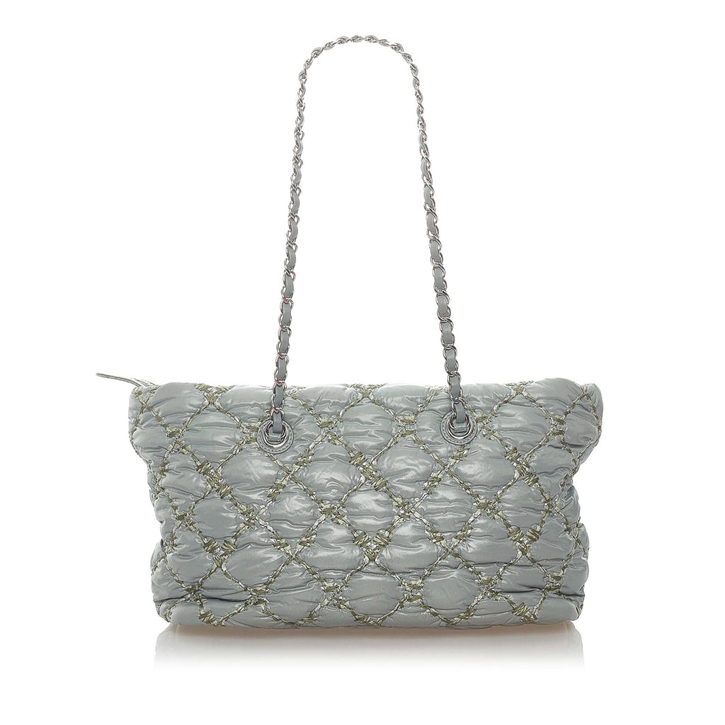 Chanel Paris-Byzance Tweed On Stitch Shoulder Bag (SHG-jJzlpC)