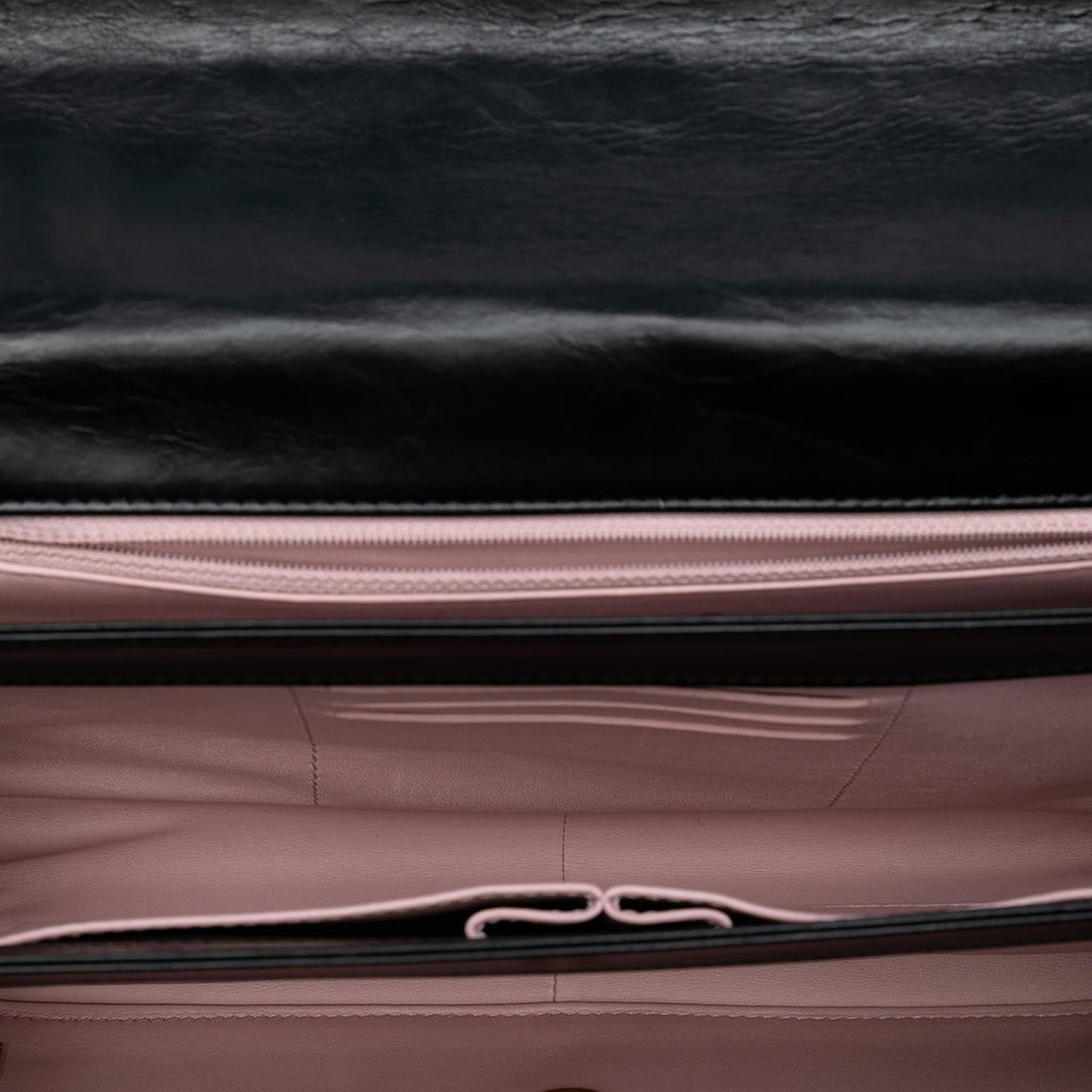 Chanel Paris Cosmopolite Aged Calfskin Straight Lined Flap