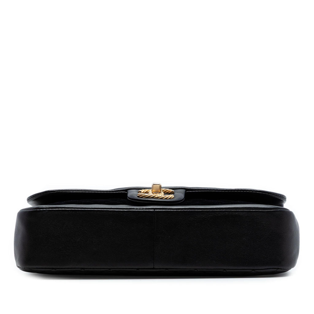 Chanel Paris Cosmopolite Medium Velvet and Metallic Lambskin Flap