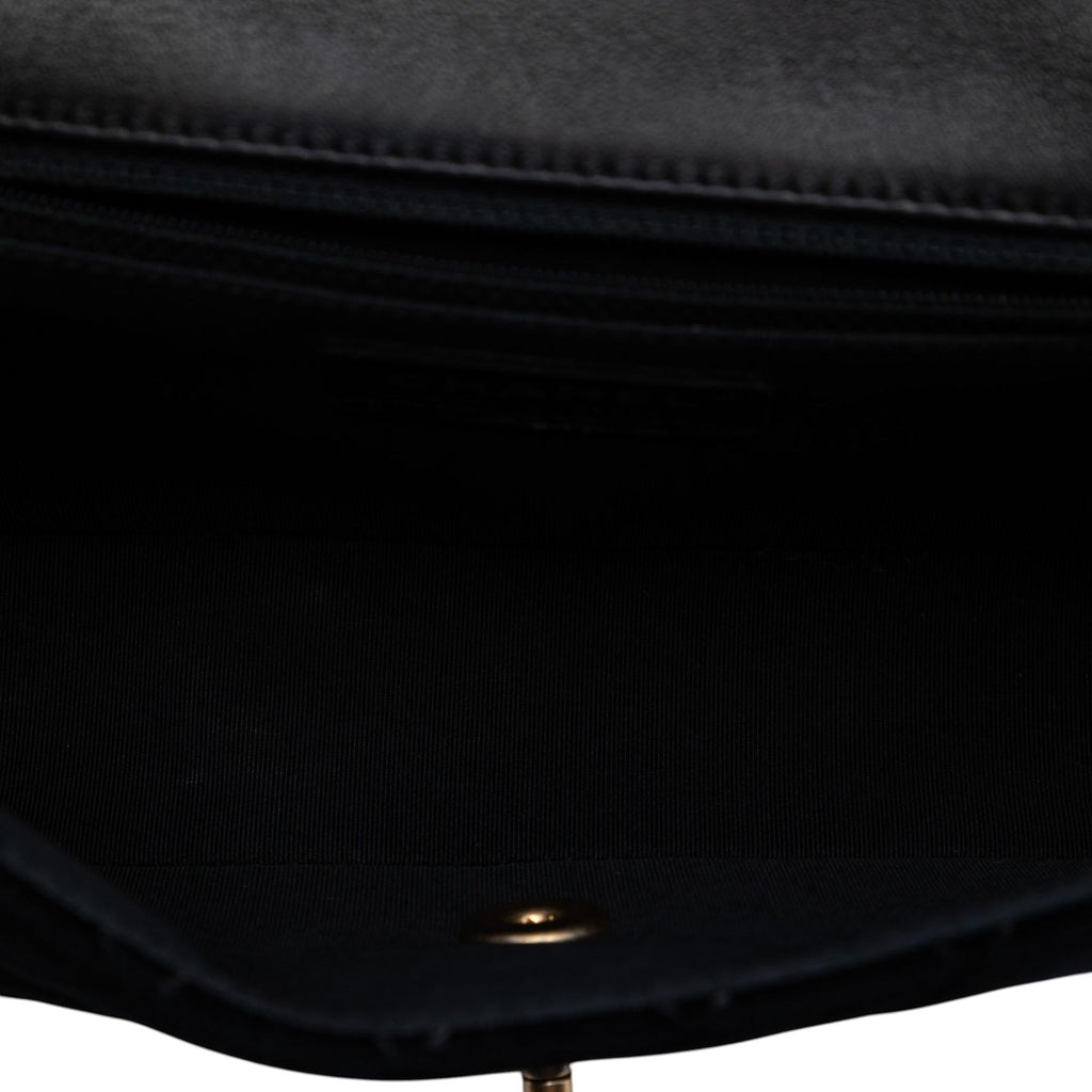 Chanel Paris Cosmopolite Medium Velvet and Metallic Lambskin Flap