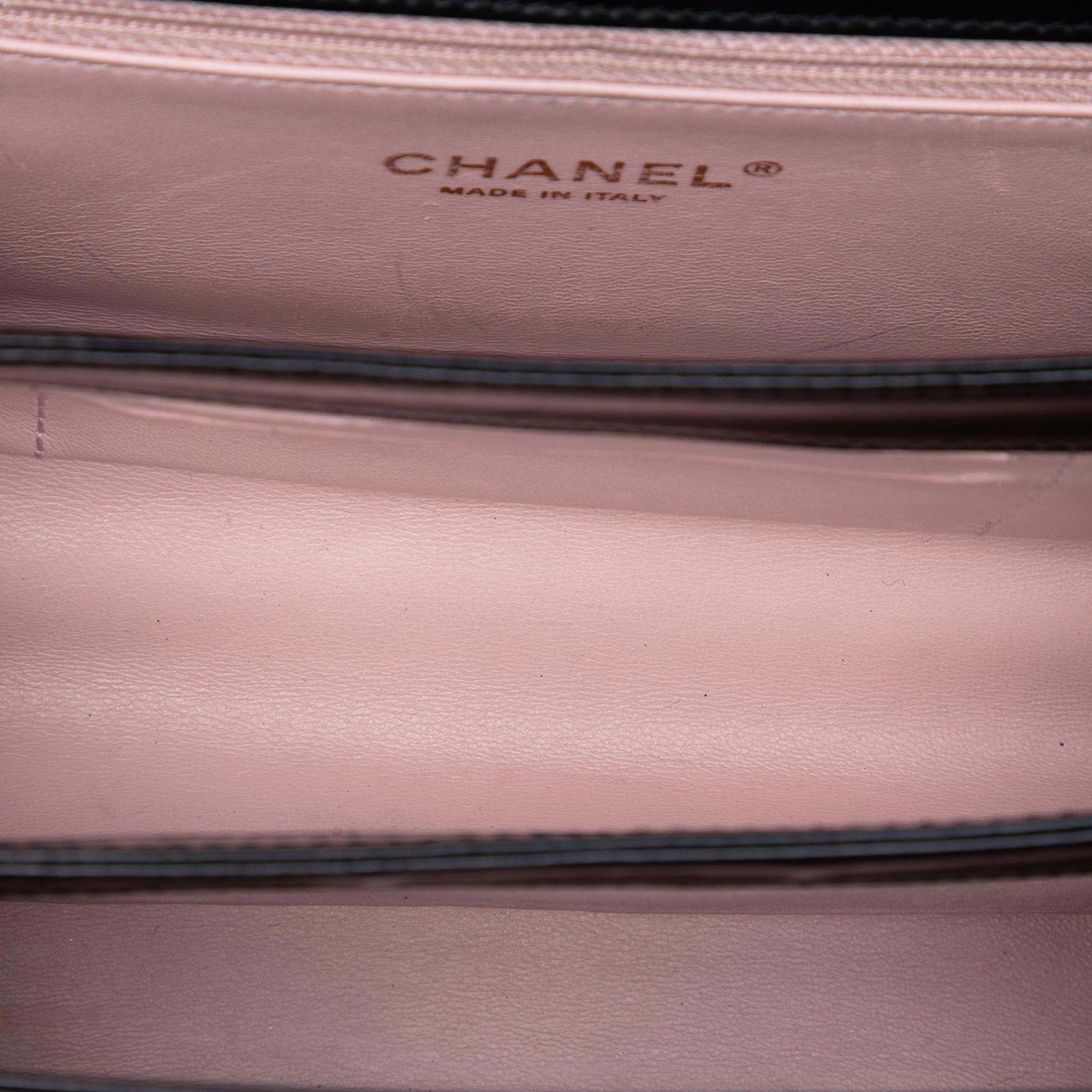 Chanel Paris Cosmopolite Mini Aged Calfskin Straight Lined Flap