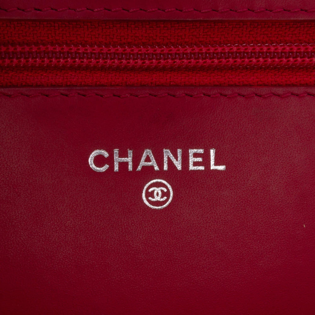 Chanel Paris Dallas CC Patent Goatskin Wallet on Chain