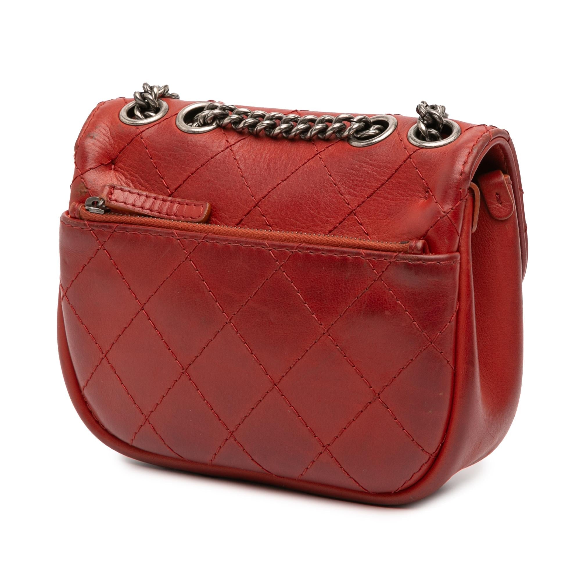 Chanel Paris Dallas Goatskin Wild Stitch Flap