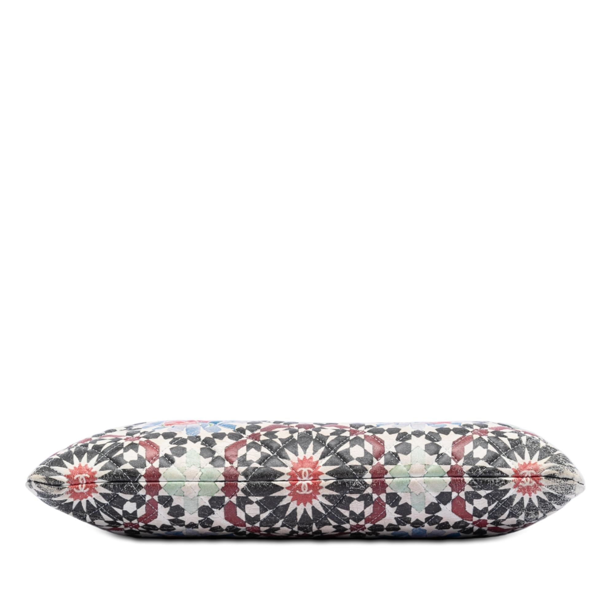 Chanel Paris Dubai Large Printed Lambskin Cosmetic Case
