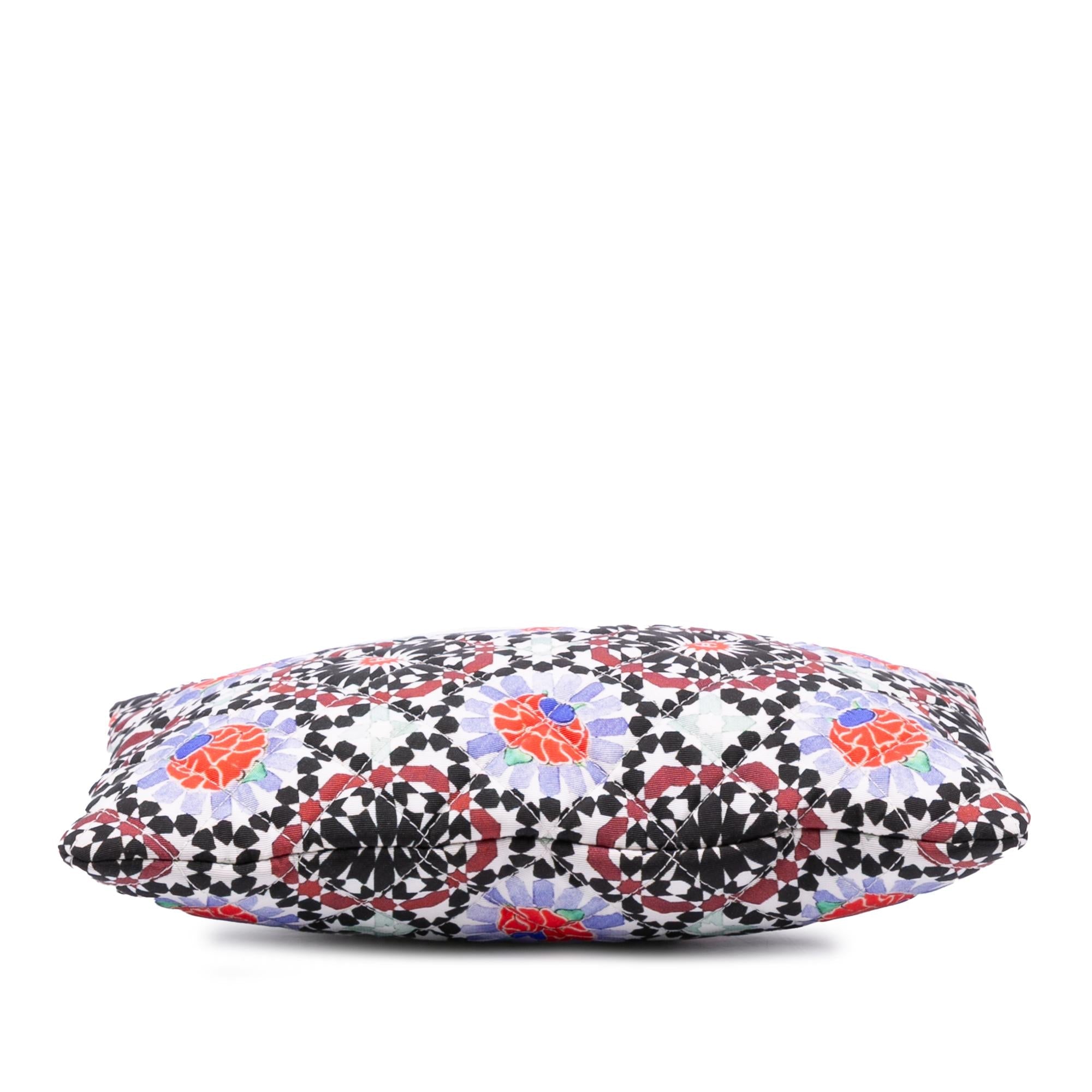 Chanel Paris Dubai Medium Printed Canvas Cosmetic Case