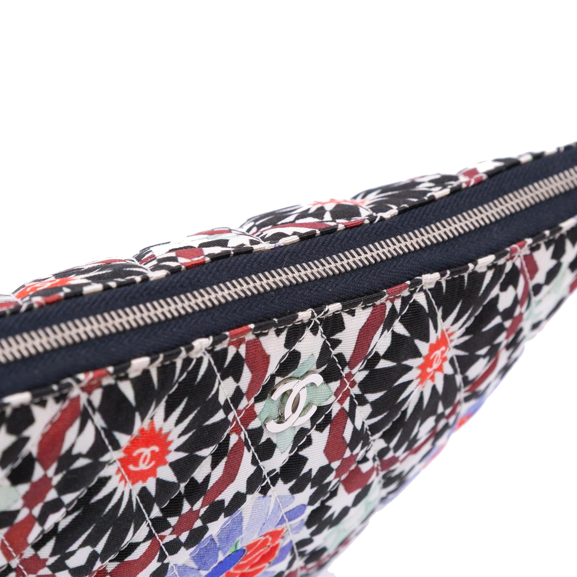 Chanel Paris Dubai Medium Printed Canvas Cosmetic Case