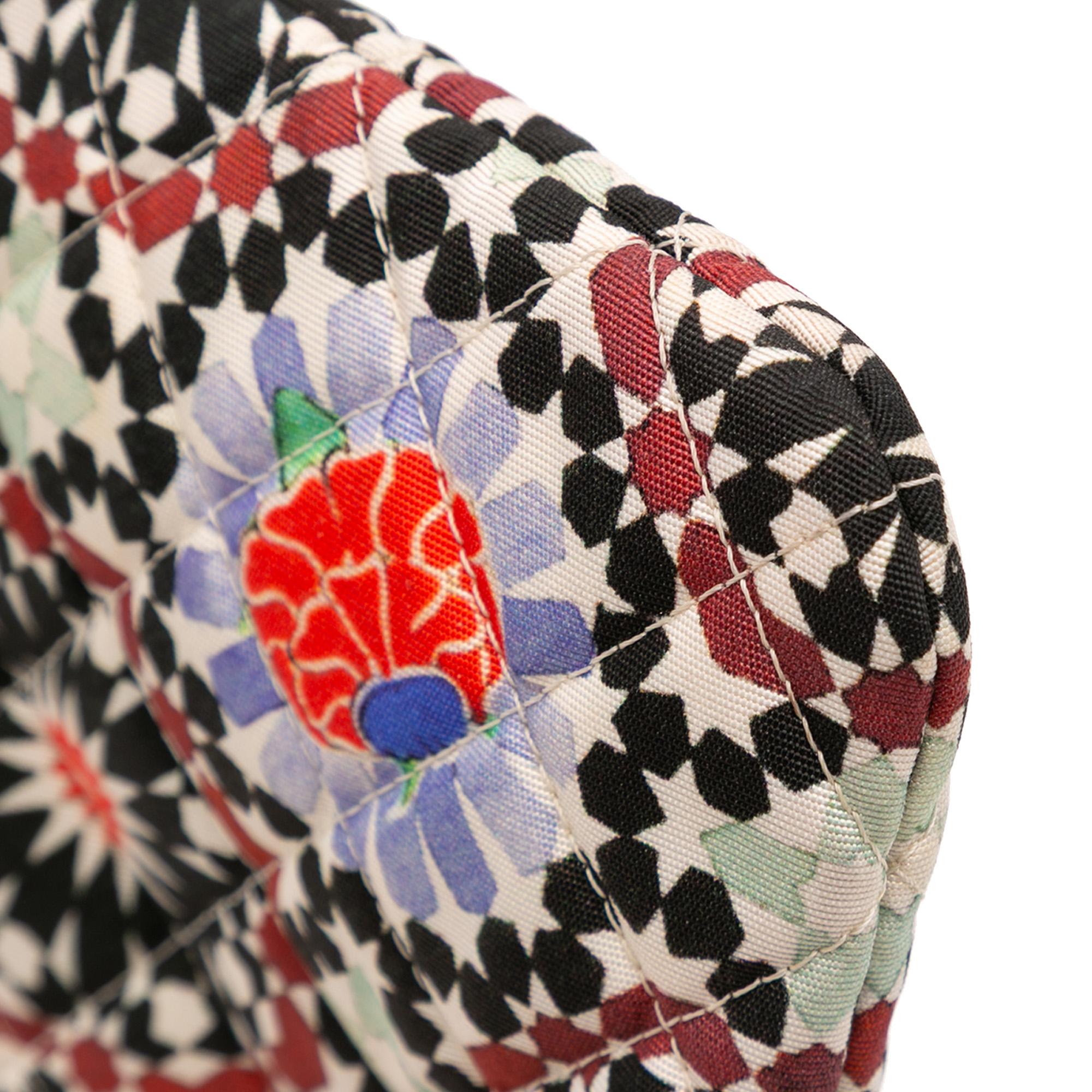 Chanel Paris Dubai Medium Printed Canvas Cosmetic Case