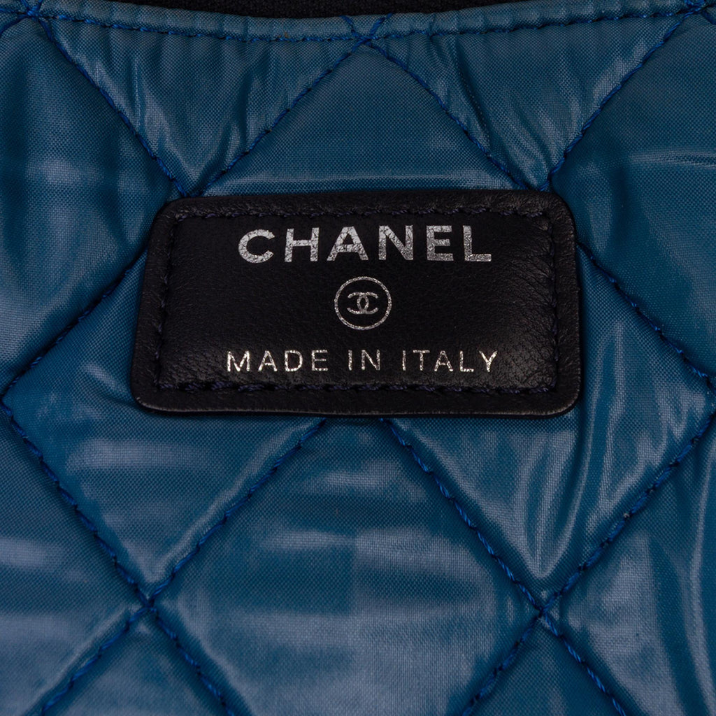 Chanel Paris Dubai Medium Printed Canvas Cosmetic Case