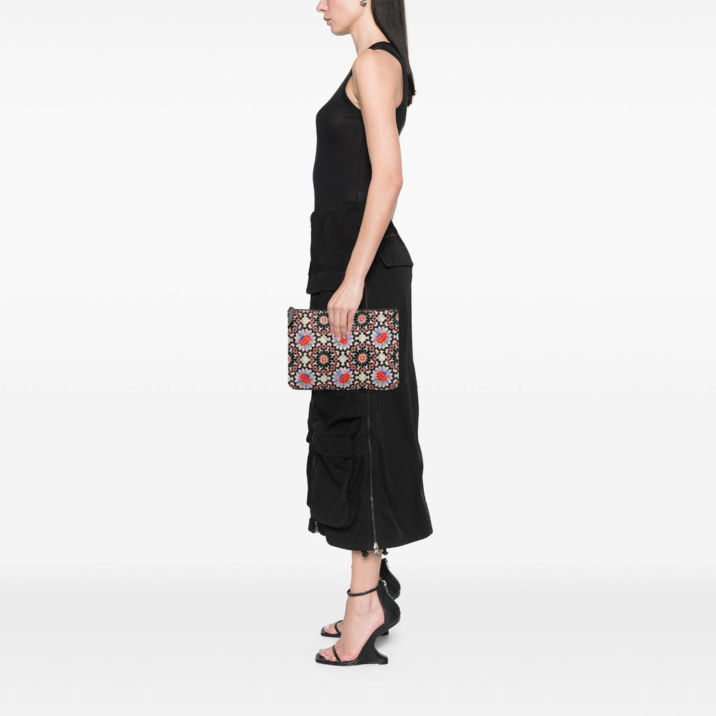 Chanel Paris Dubai Medium Printed Canvas Cosmetic Case
